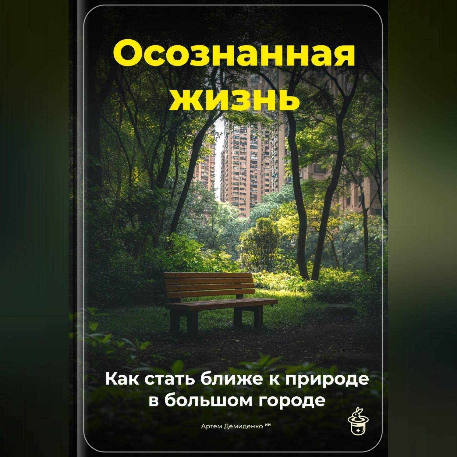 Обложка книги «Осознанная жизнь: Как стать ближе к природе в большом городе»