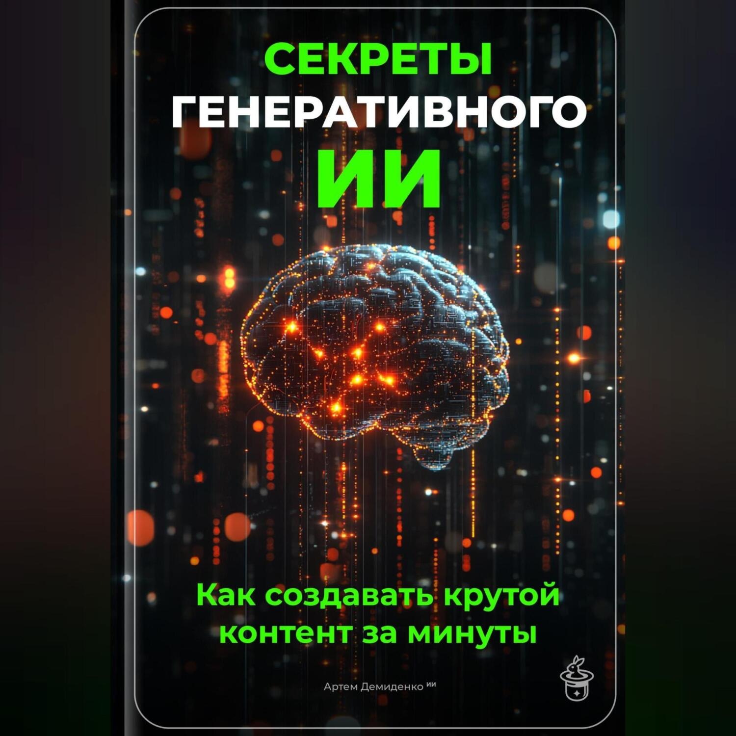 Обложка книги «Секреты генеративного ИИ: Как создавать крутой контент за минуты»