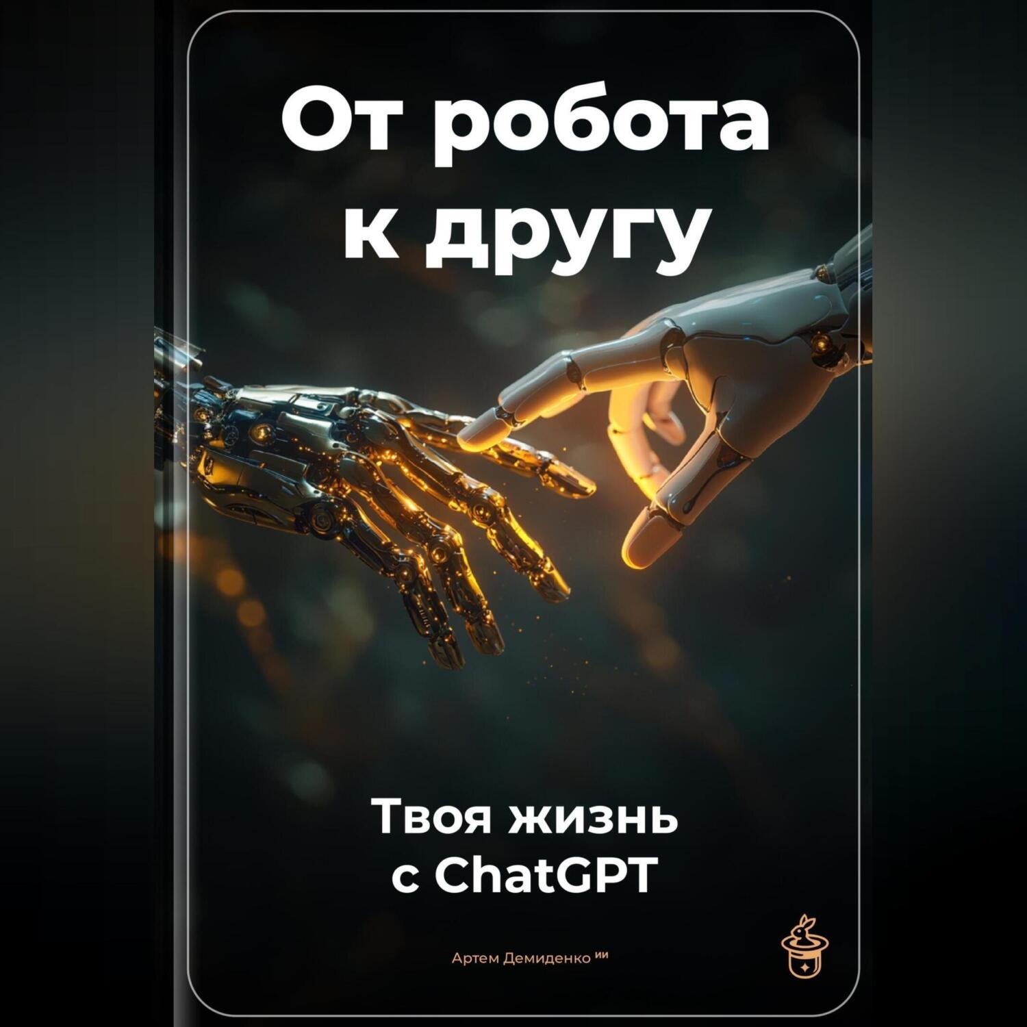 Обложка книги «От робота к другу: Твоя жизнь с ChatGPT»