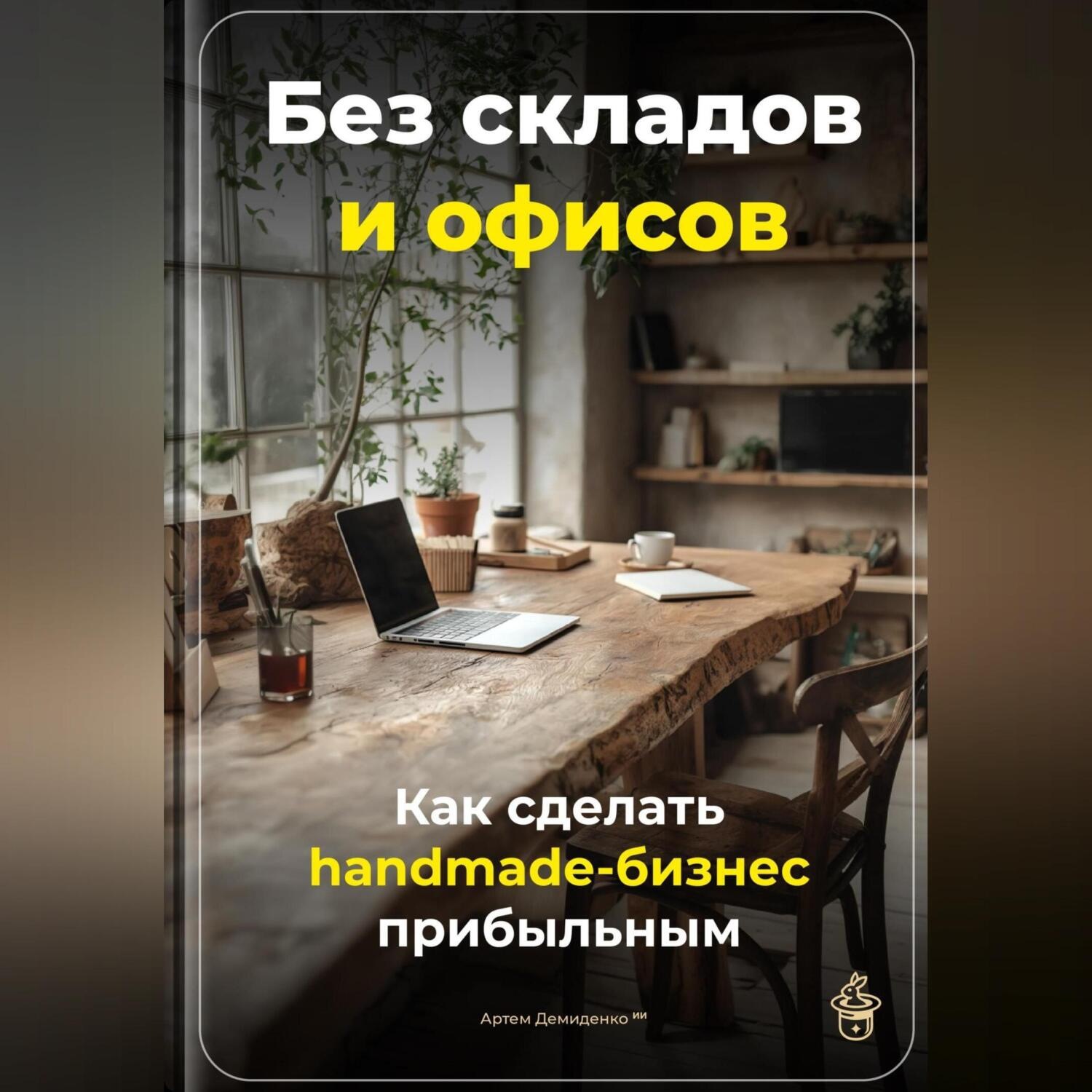 Обложка книги «Без складов и офисов: Как сделать handmade-бизнес прибыльным»
