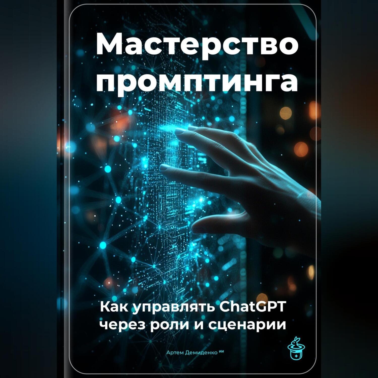 Обложка книги «Мастерство промптинга: Как управлять ChatGPT через роли и сценарии»