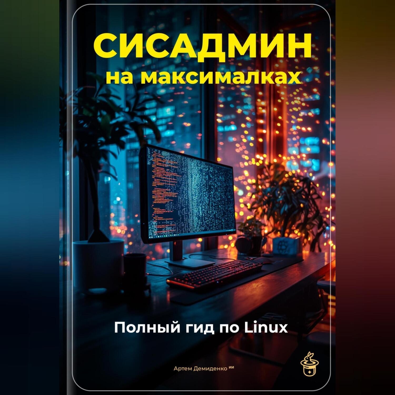 Обложка книги «Сисадмин на максималках: Полный гид по Linux»