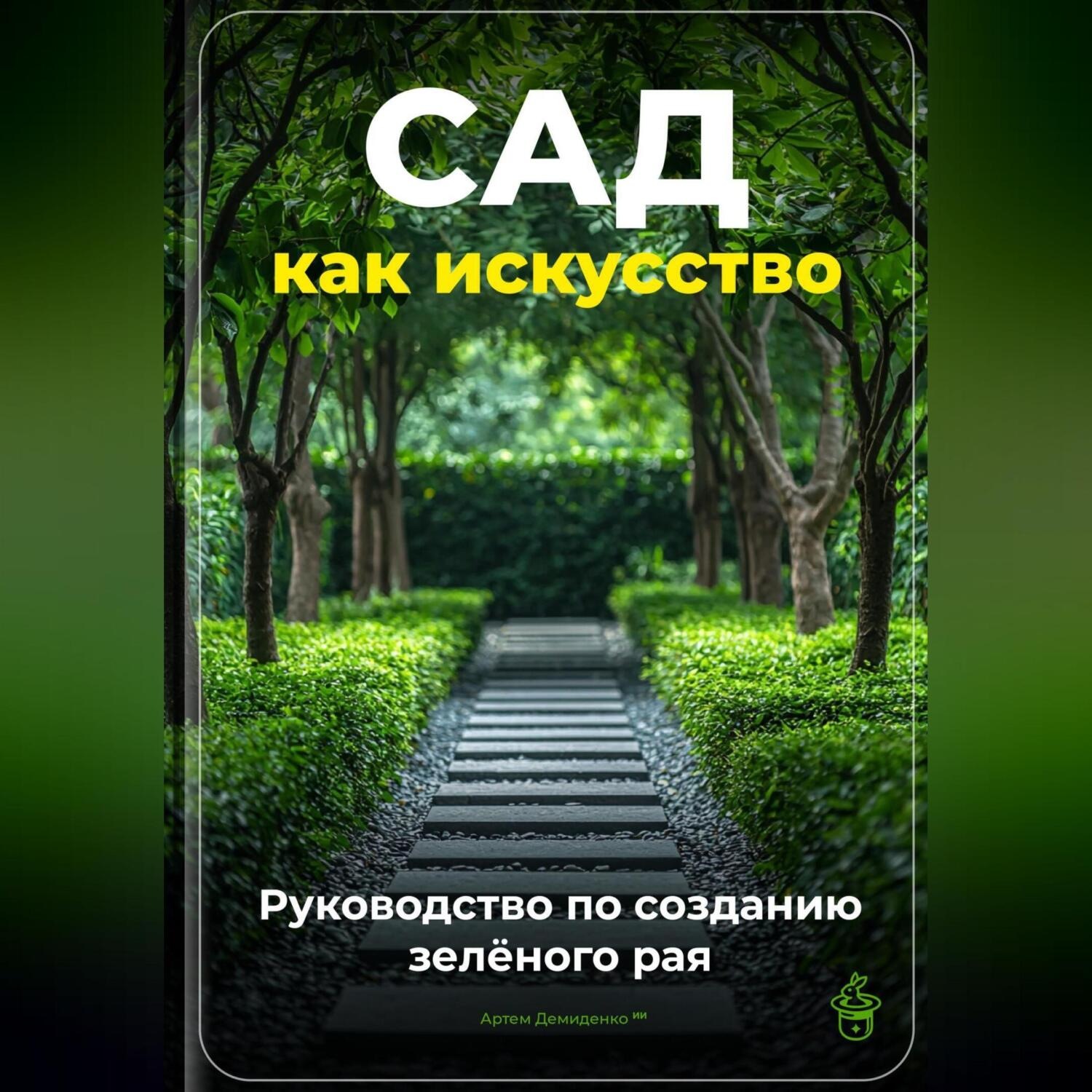 Обложка книги «Сад как искусство: Руководство по созданию зелёного рая»