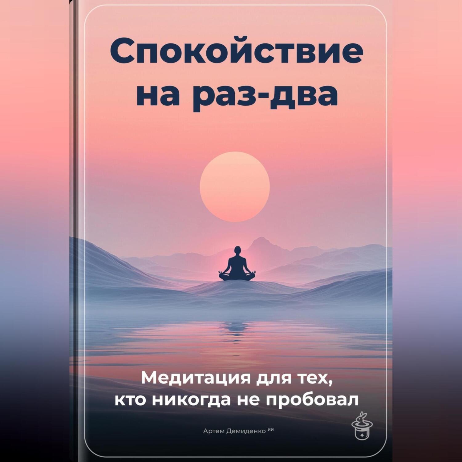 Обложка книги «Спокойствие на раз-два: Медитация для тех, кто никогда не пробовал»