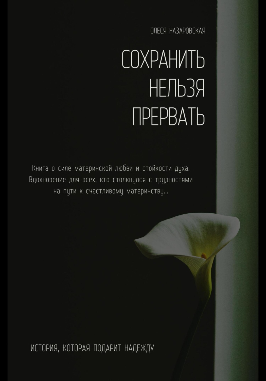 Обложка книги «Сохранить нельзя прервать. 25 недель»