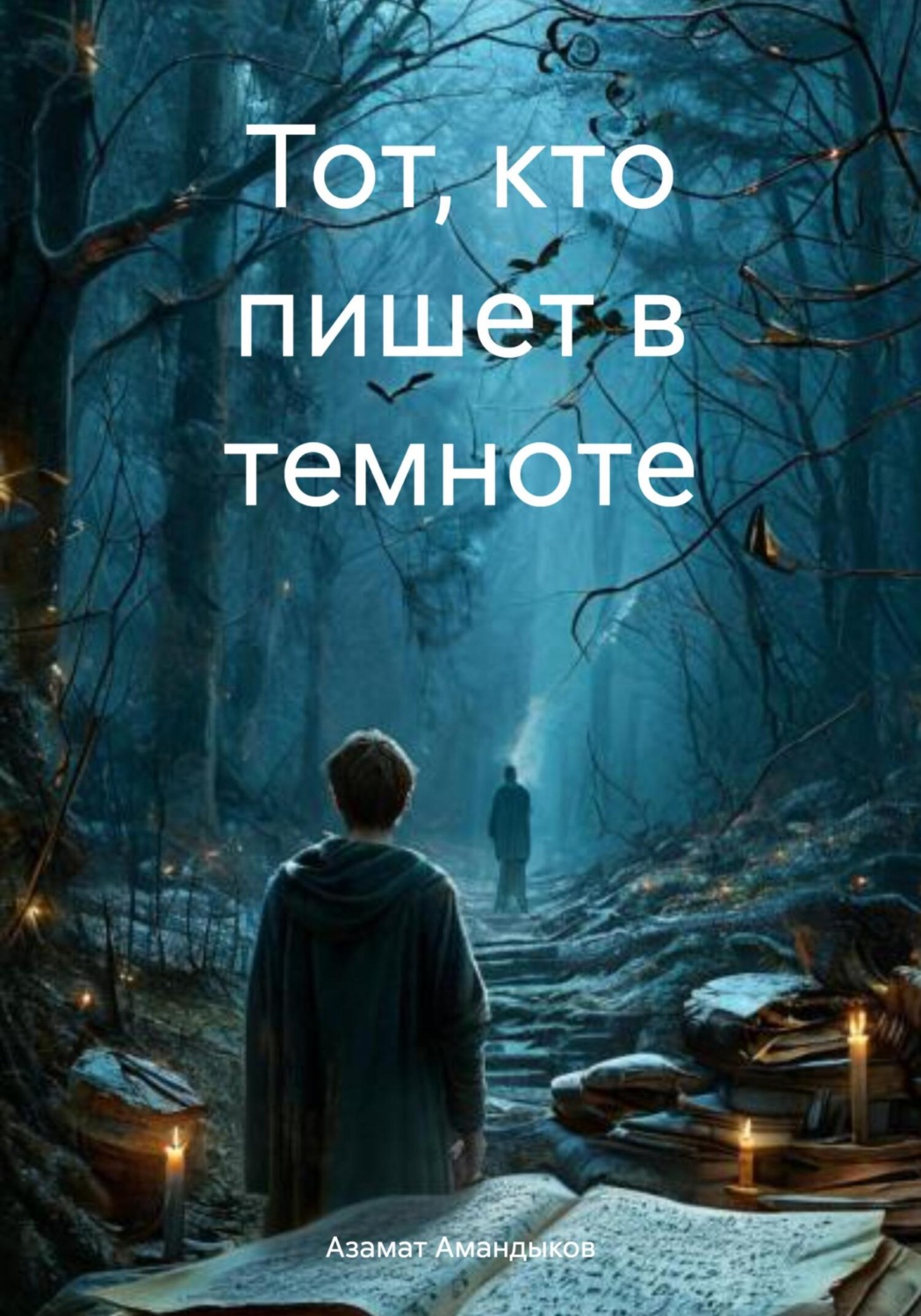 Обложка книги «Тот, кто пишет в темноте»