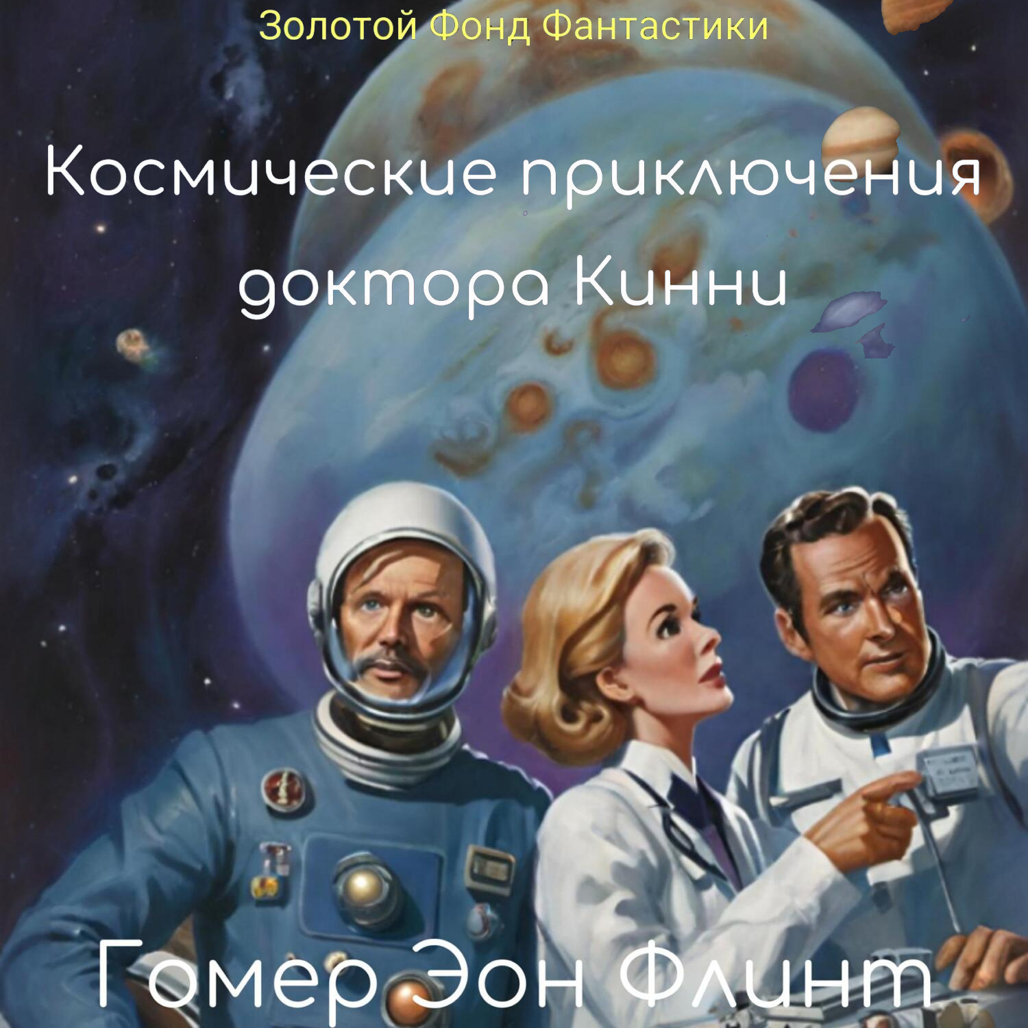 Обложка книги «Космические приключения доктора Кинни»