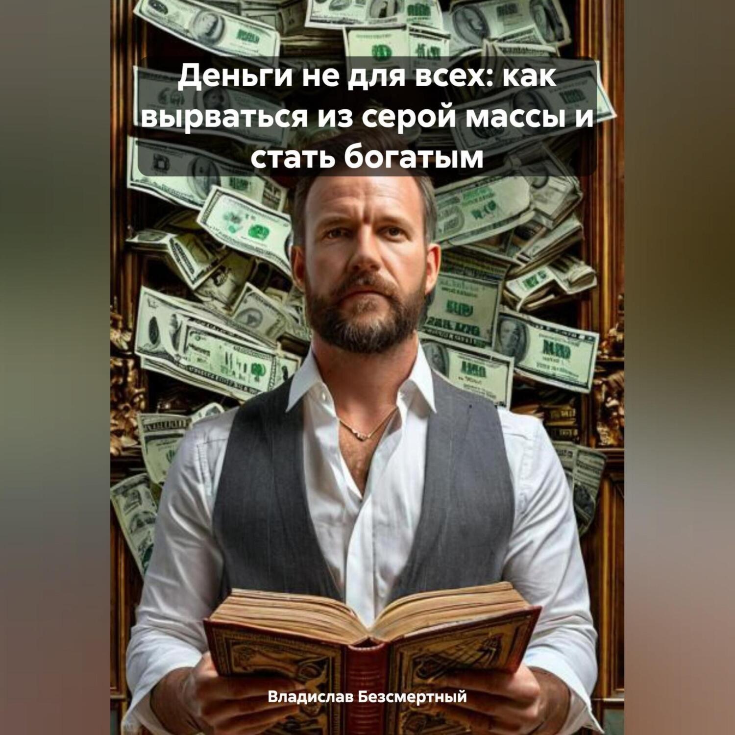 Обложка книги «Деньги не для всех: как вырваться из серой массы и стать богатым»