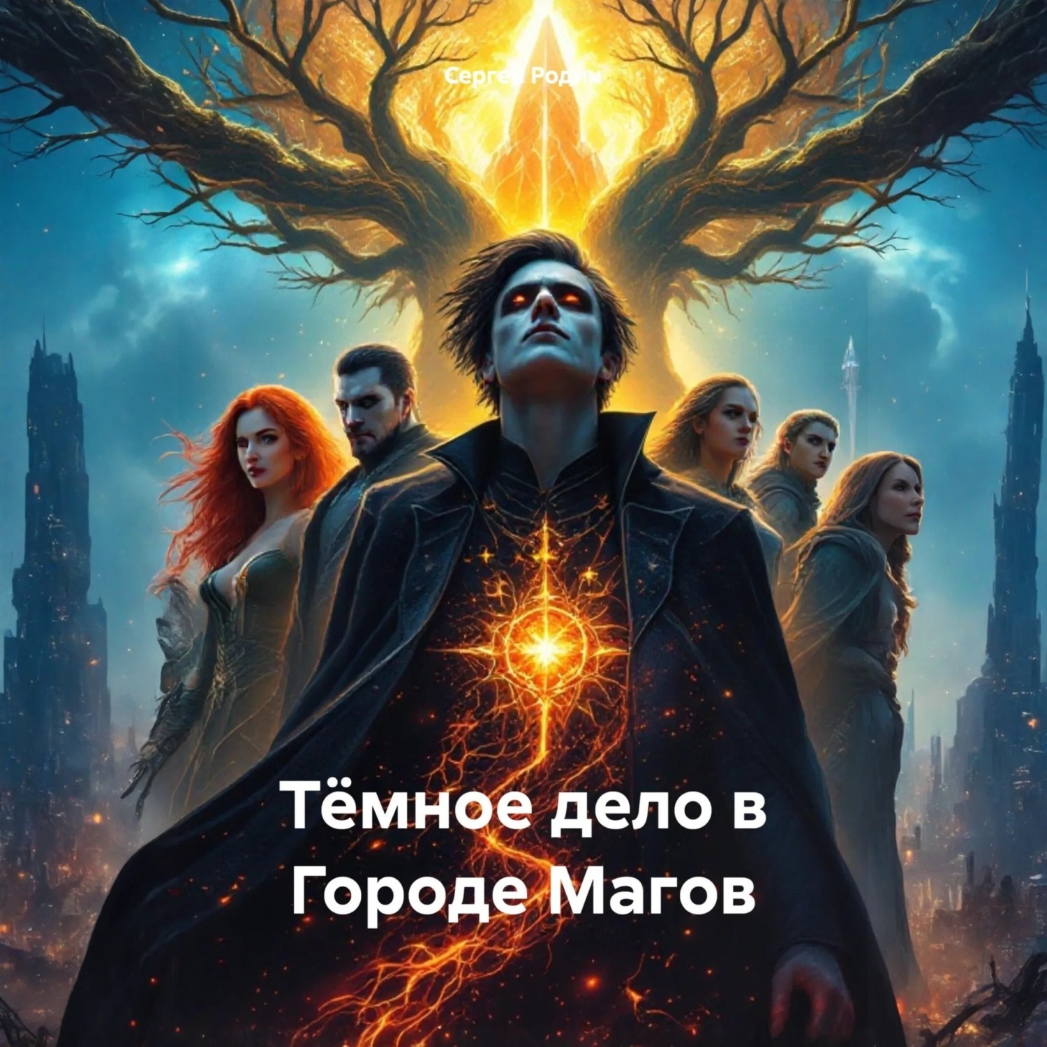 Обложка книги «Тёмное дело в Городе Магов»