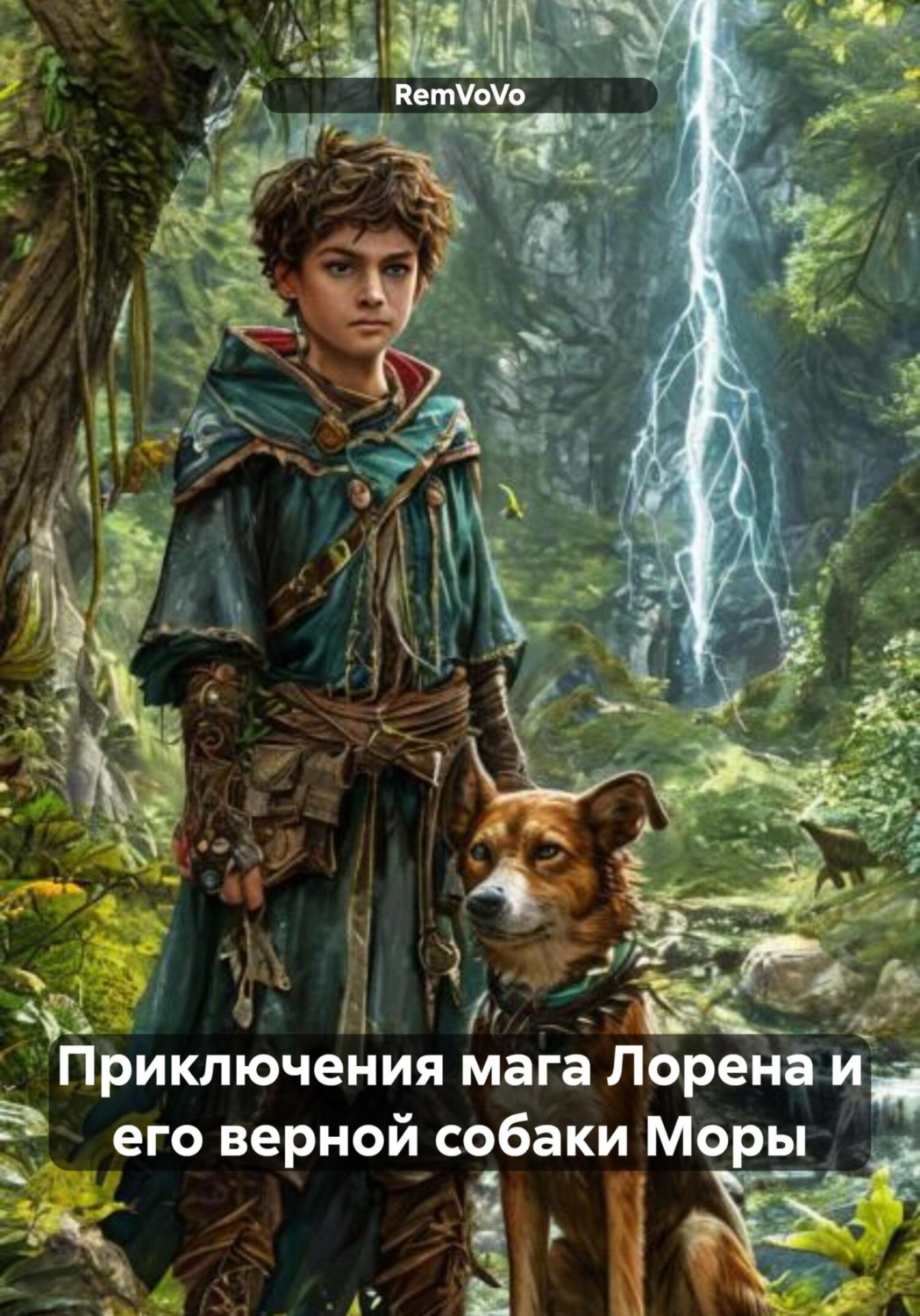 Обложка книги «Приключения мага Лорена и его верной собаки Моры»