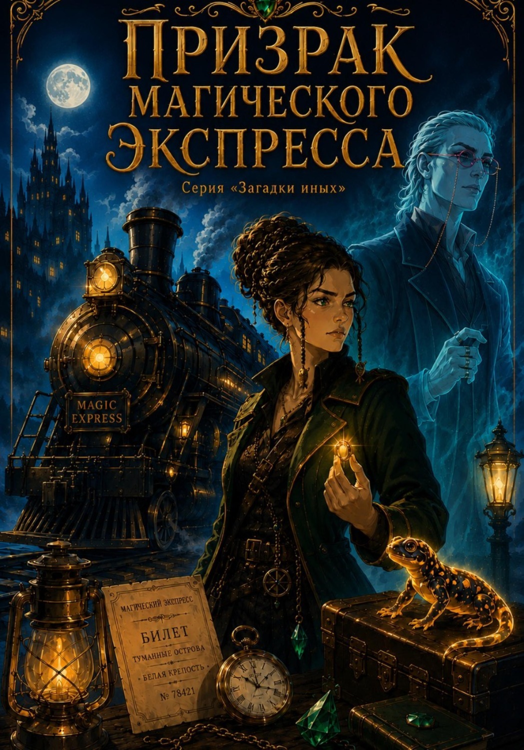 Обложка книги «Призрак магического экспресса»