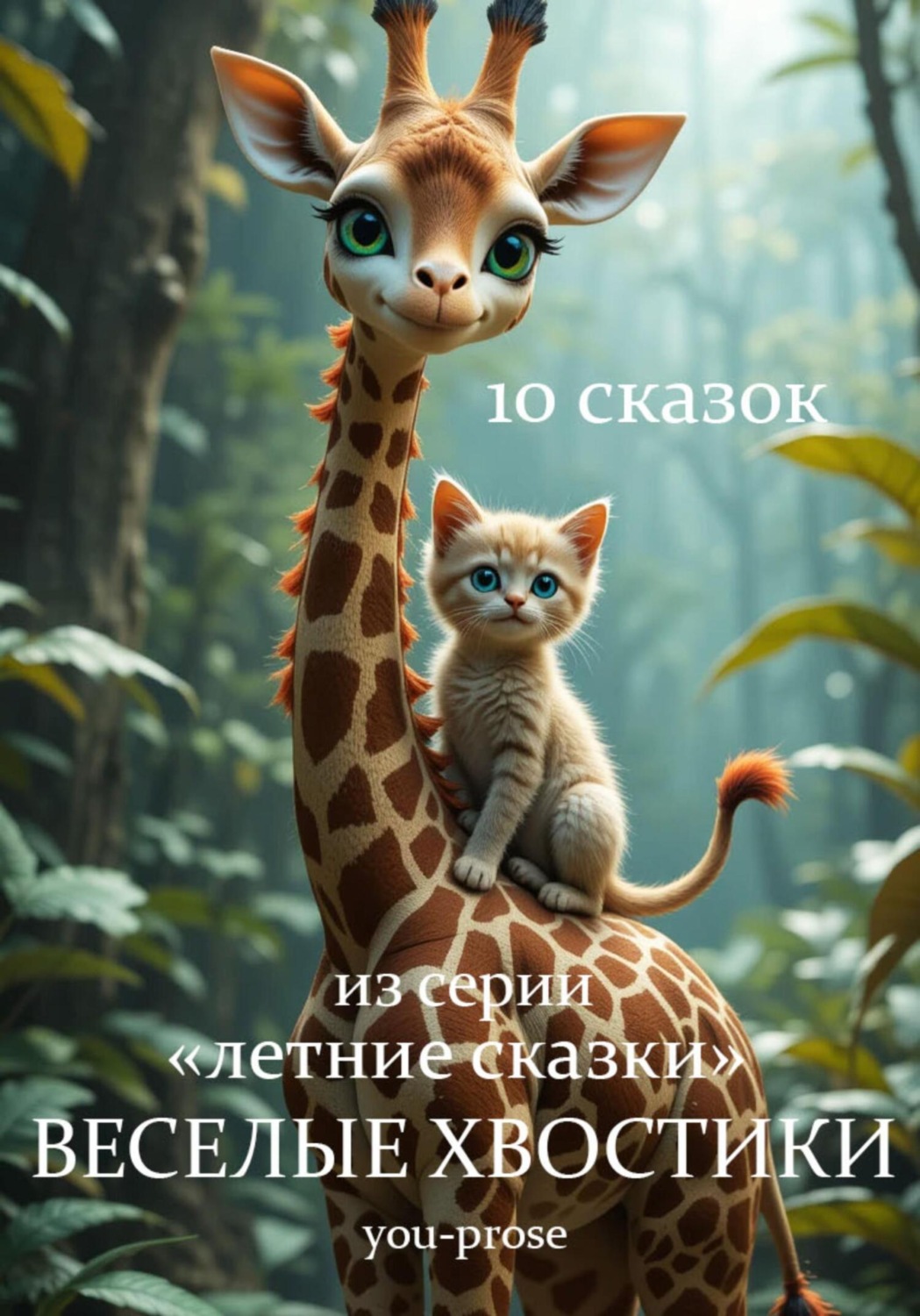 Обложка книги «10 сказок из серии ВЕСЕЛЫЕ ХВОСТИКИ. Летние сказки»