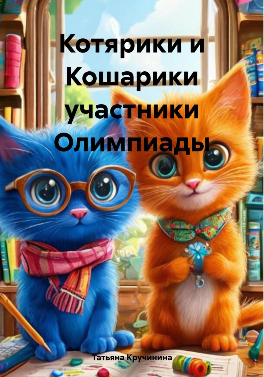 Обложка книги «Котярики и Кошарики участники Олимпиады»