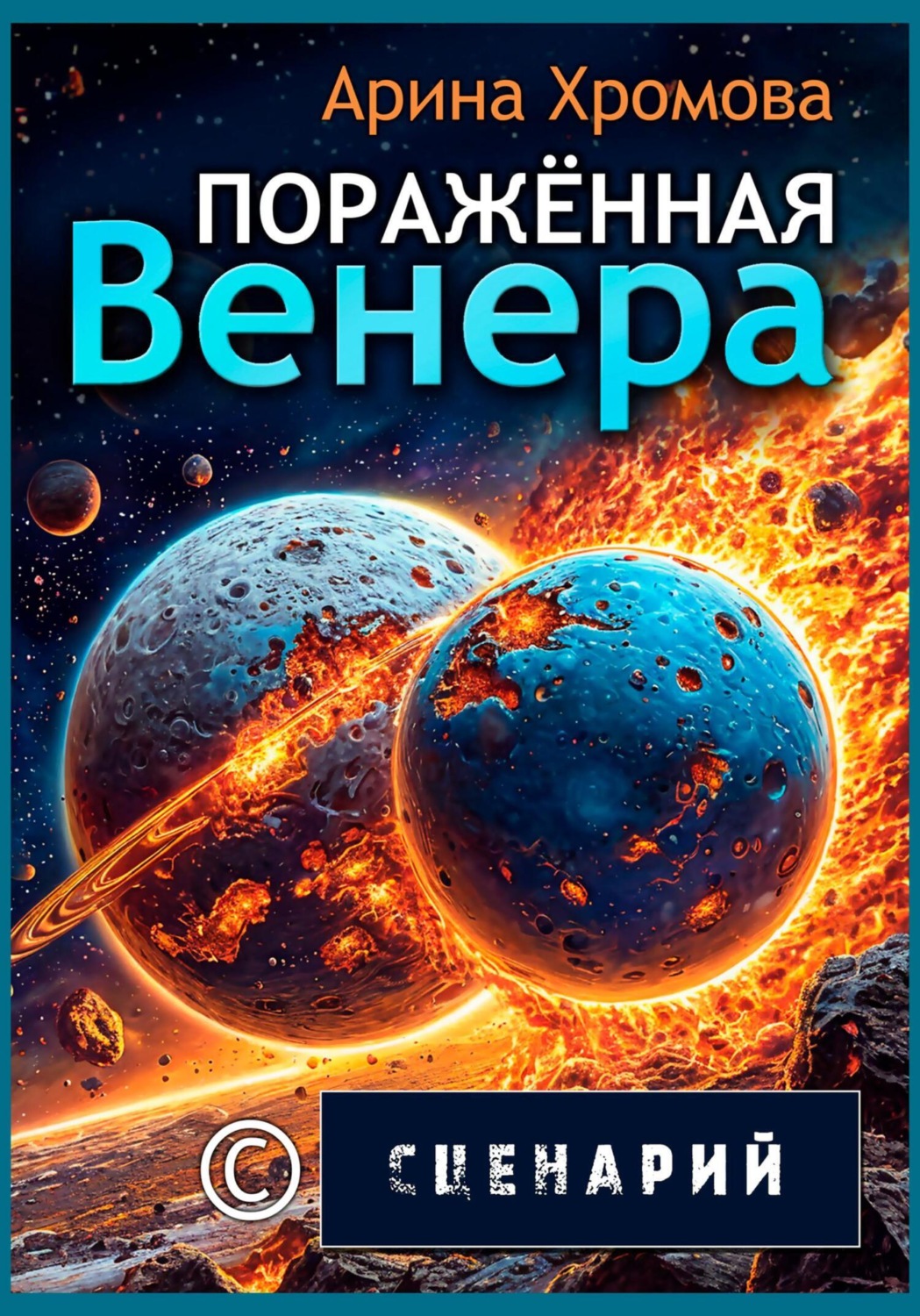 Обложка книги «Поражённая Венера. Сценарий»