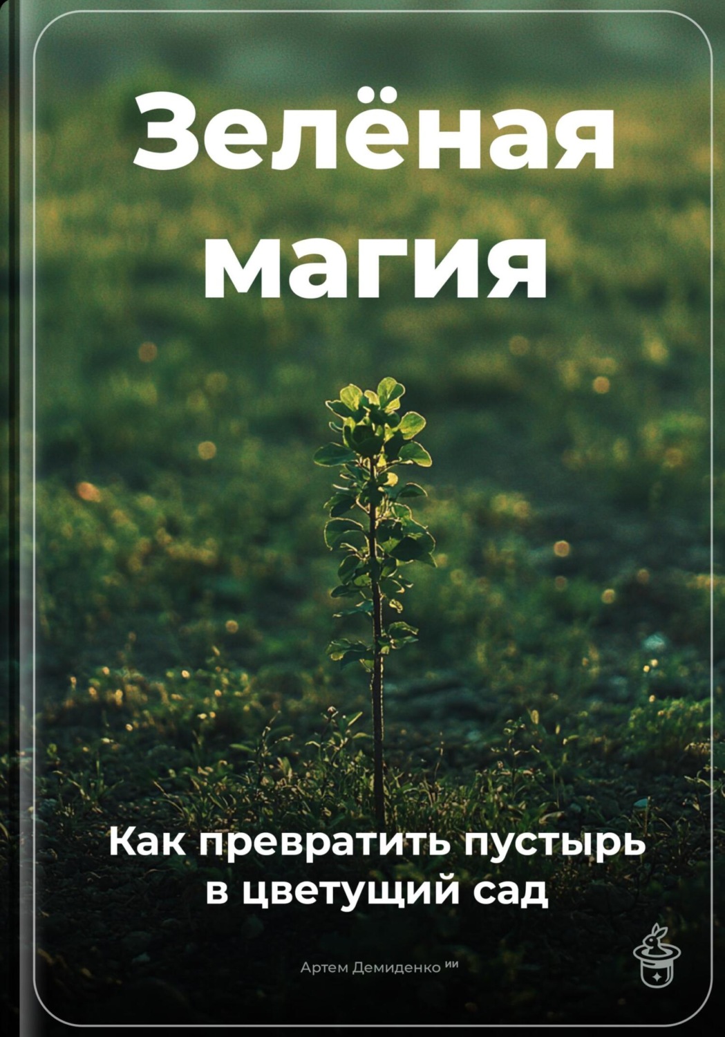 Обложка книги «Зелёная магия: Как превратить пустырь в цветущий сад»