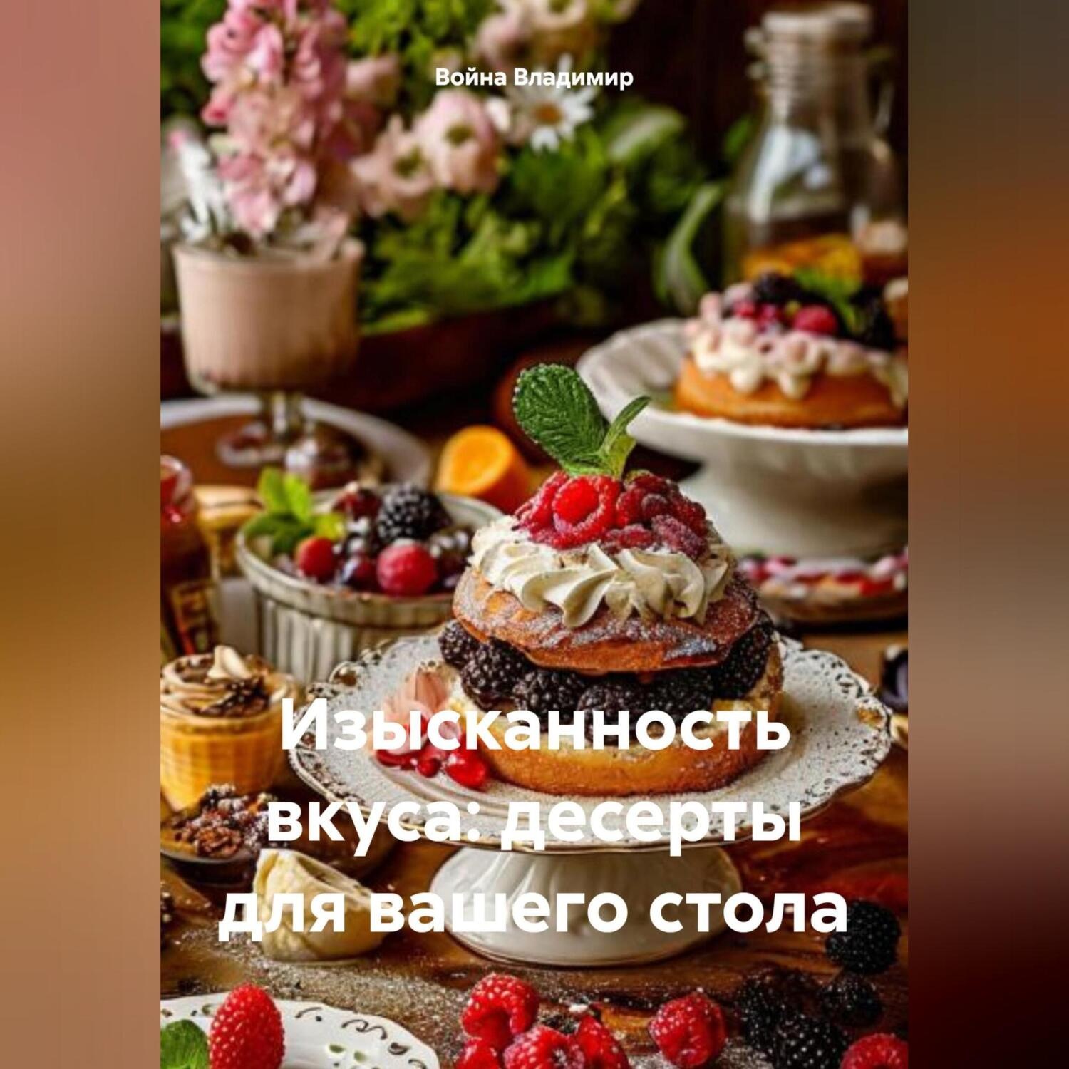 Обложка книги «Изысканность вкуса: десерты для вашего стола»