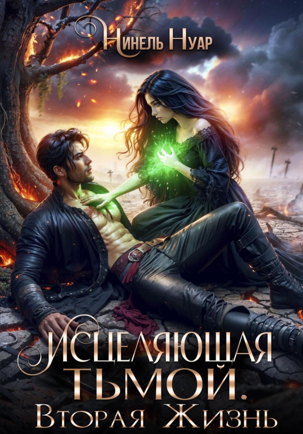 Обложка книги «Исцеляющая тьмой. Вторая жизнь»