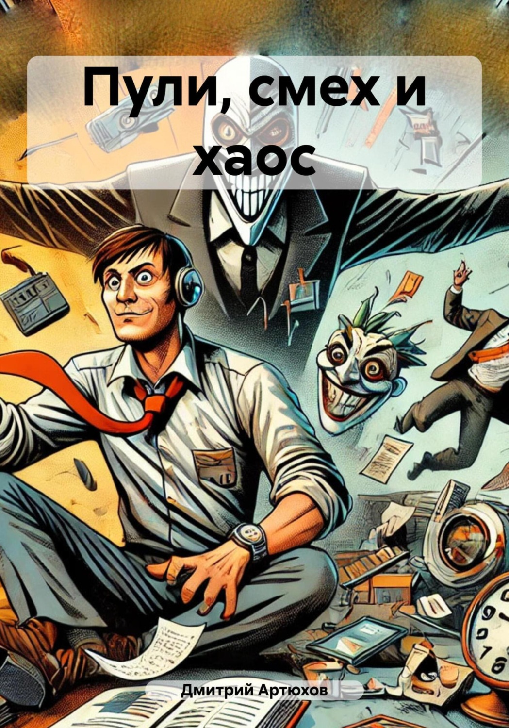 Обложка книги «Пули, смех и хаос»