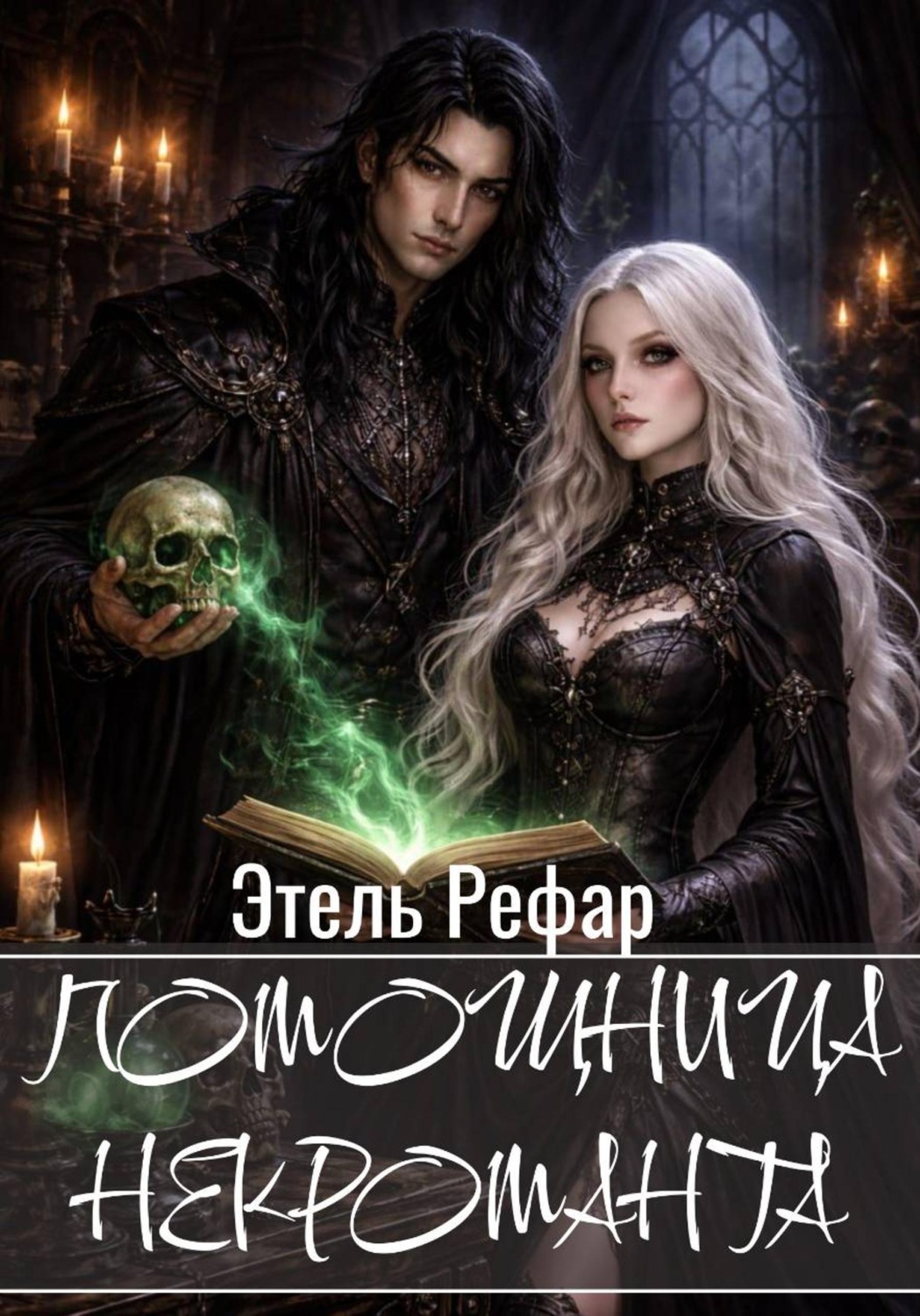 Обложка книги «Помощница некроманта. Серия 1. Особенности тёмного быта»