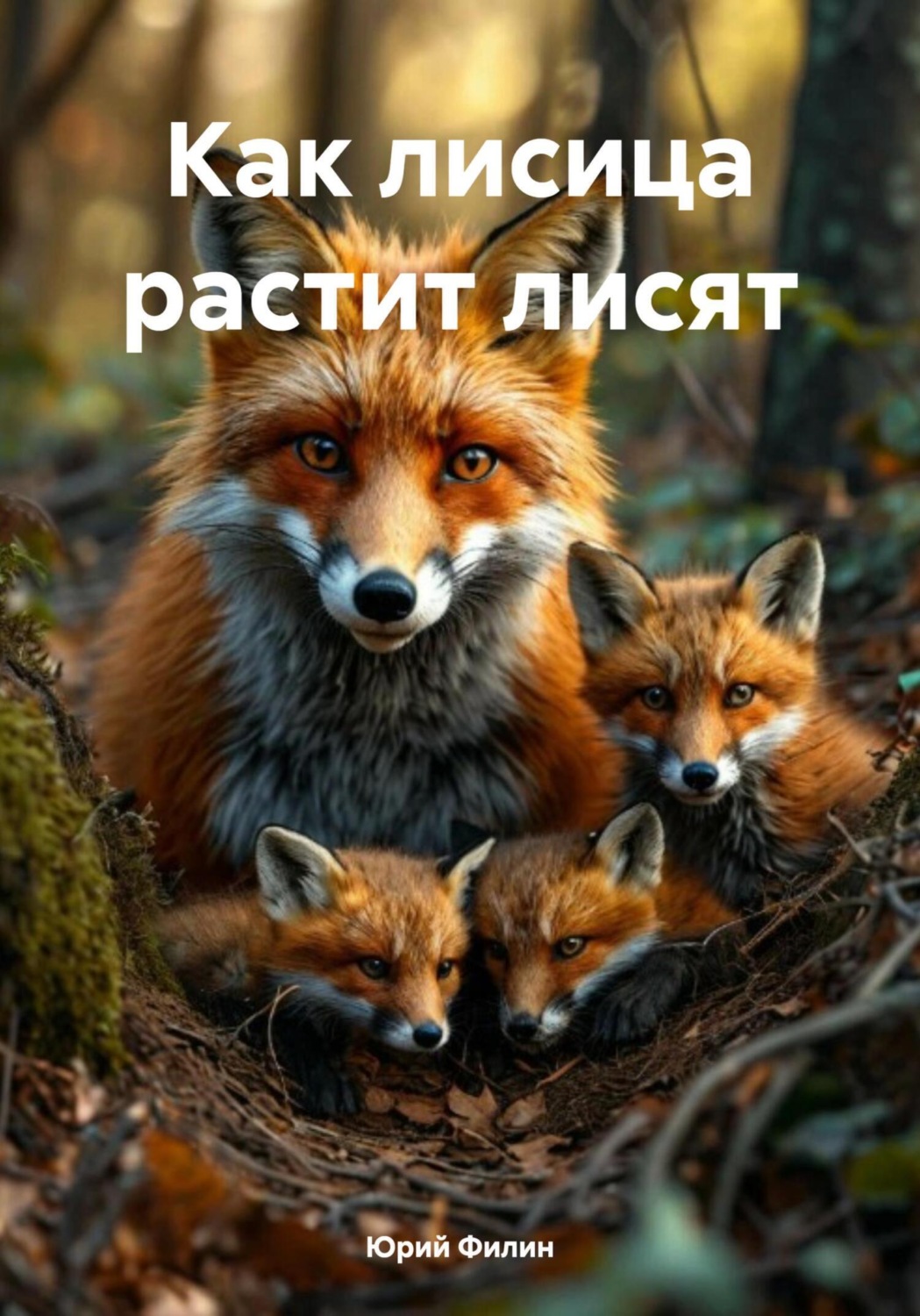 Обложка книги «Как лисица растит лисят»