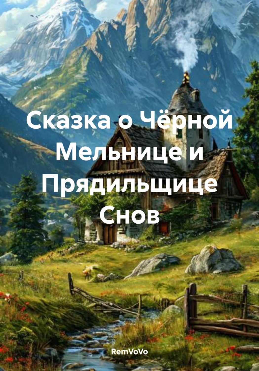 Обложка книги «Сказка о Чёрной Мельнице и Прядильщице Снов»