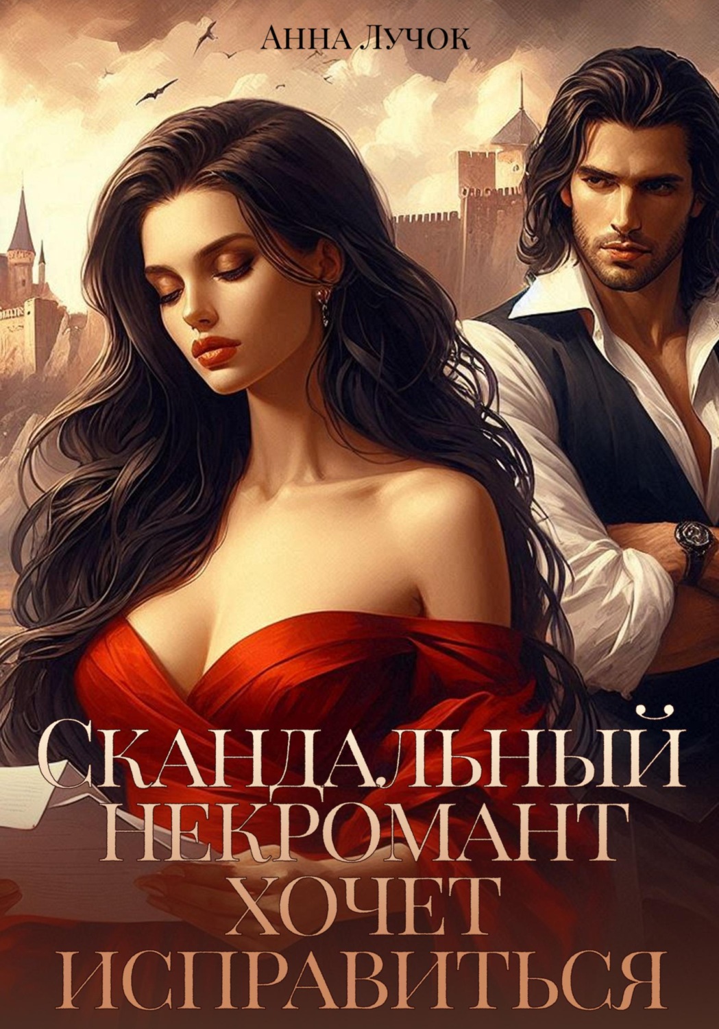 Обложка книги «Скандальный некромант хочет исправиться»