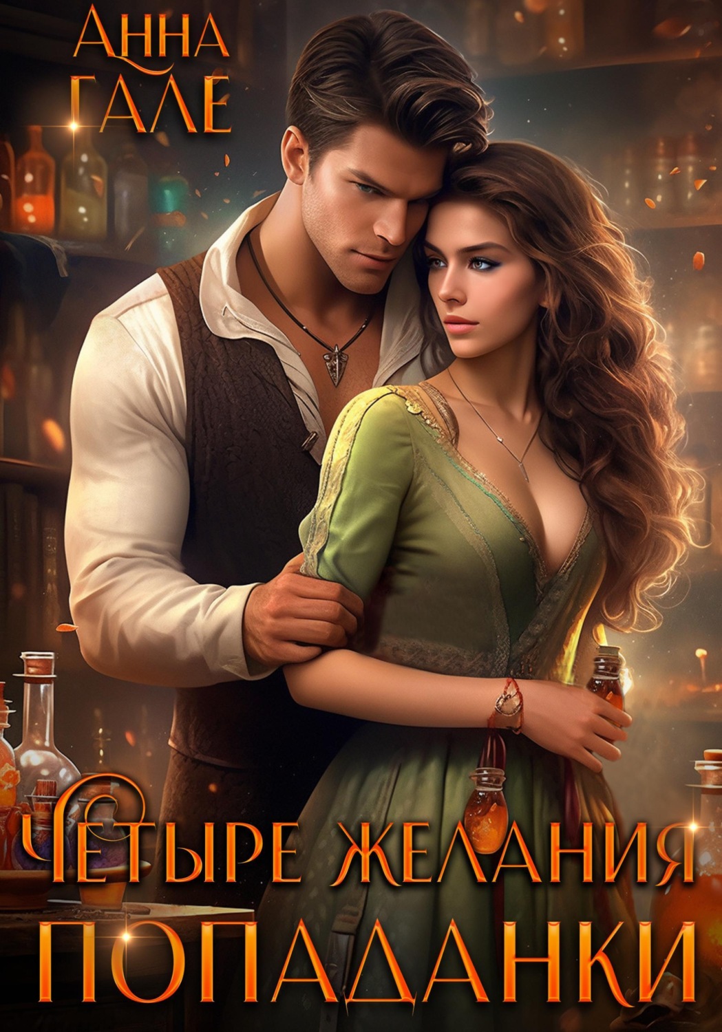 Обложка книги «Четыре желания попаданки»