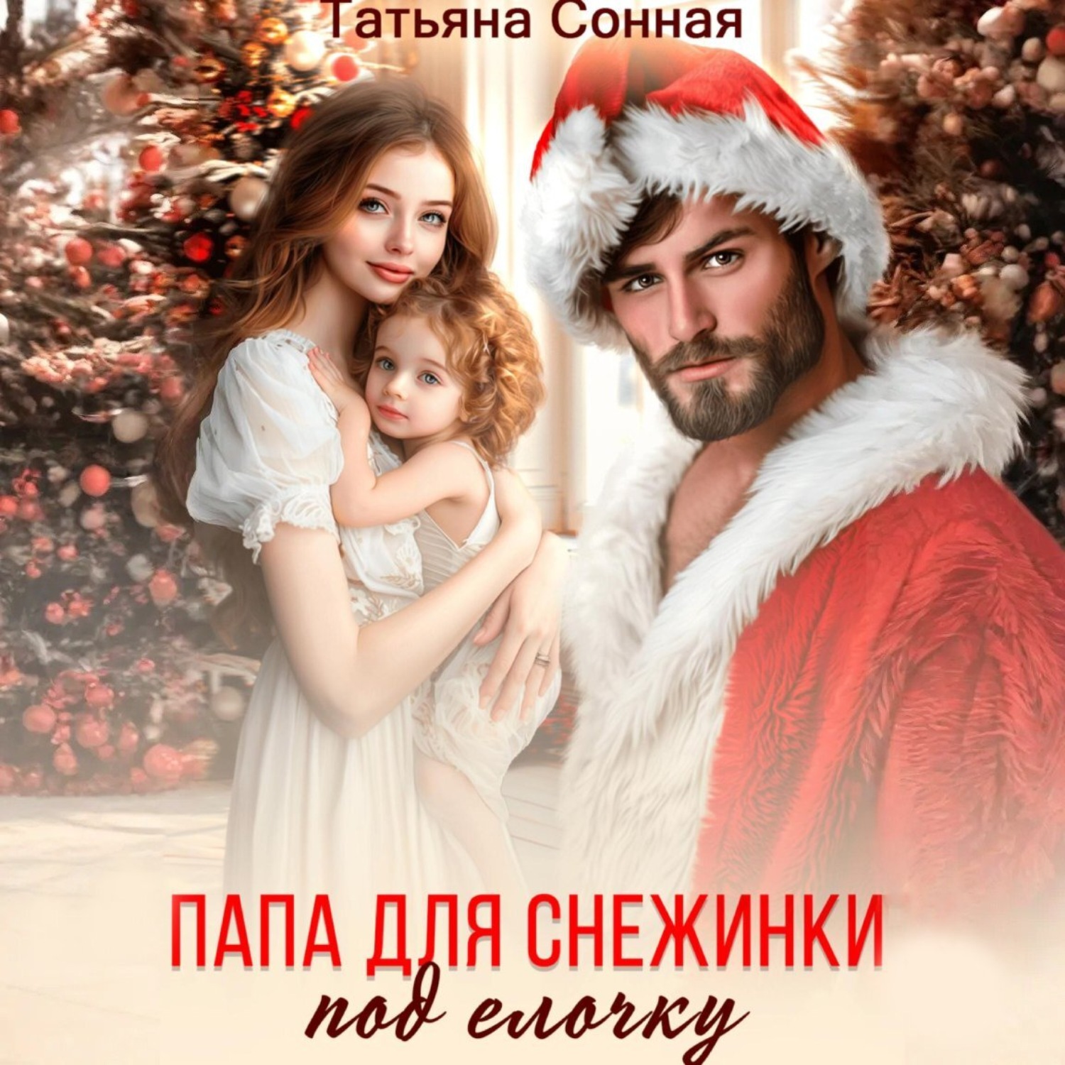 Обложка книги «Папа для снежинки под елочку»