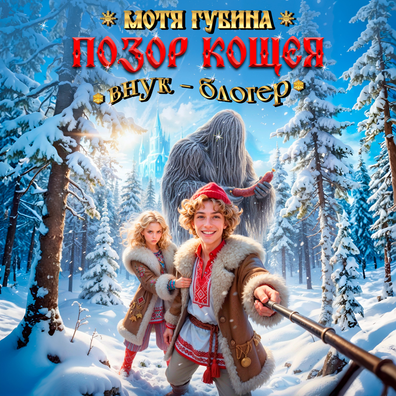Обложка книги «Позор Кощея. Внук – блогер!»