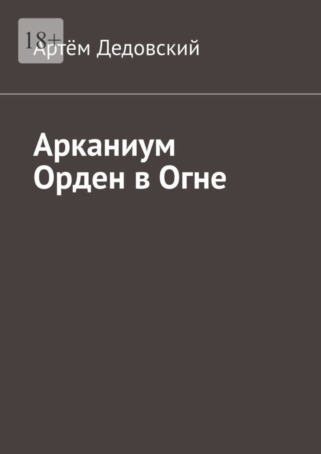 Обложка книги «Арканиум Орден в огне»