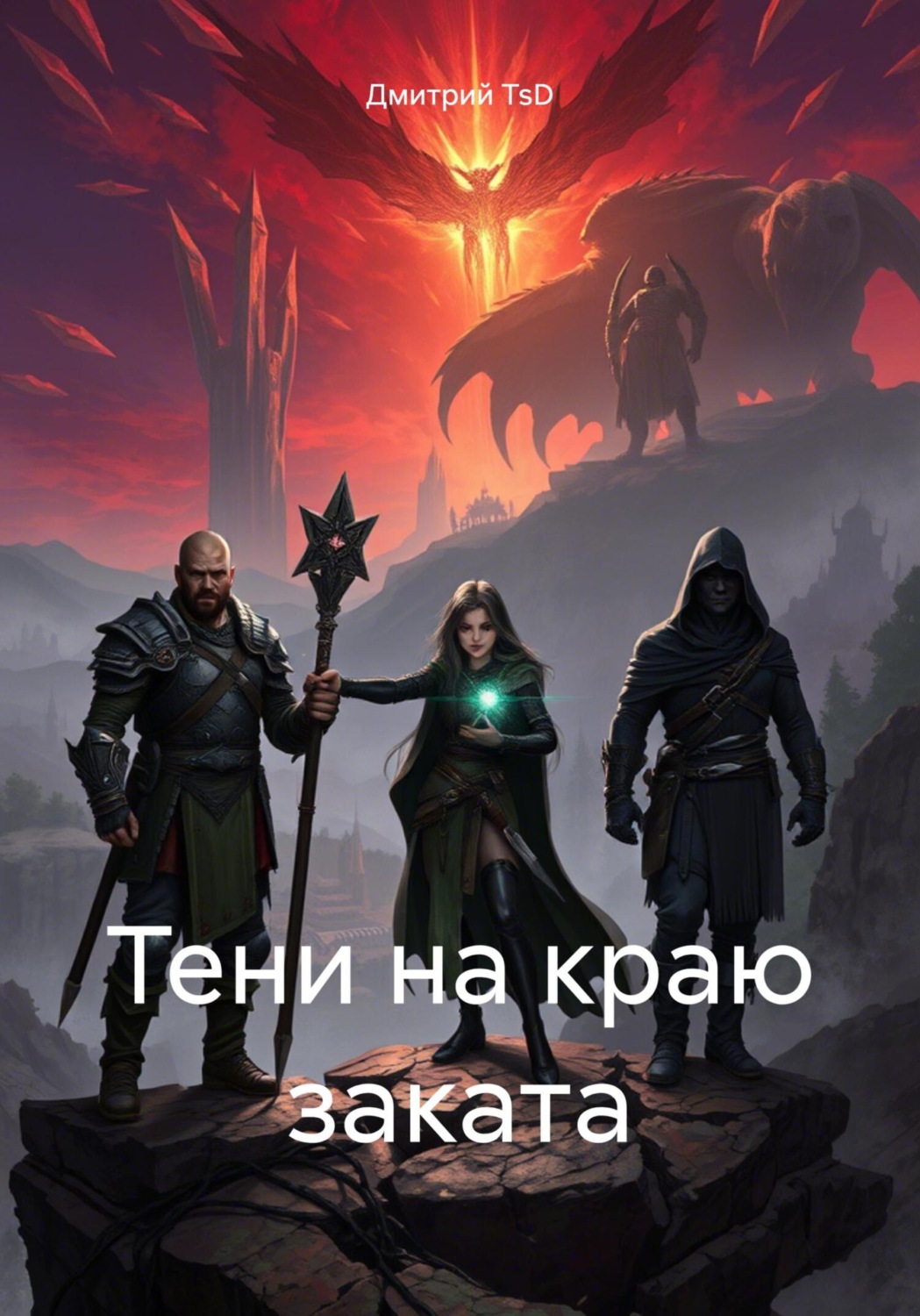 Обложка книги «Тени на краю заката»