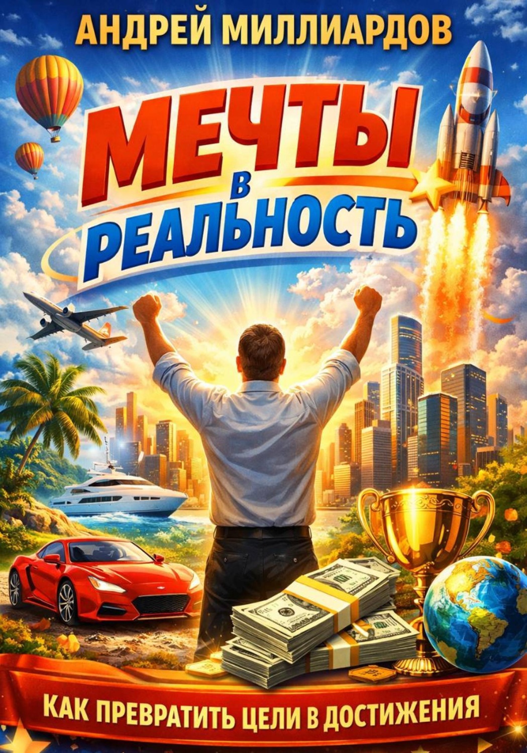 Обложка книги «Мечты в реальность. Как превратить цели в достижения»