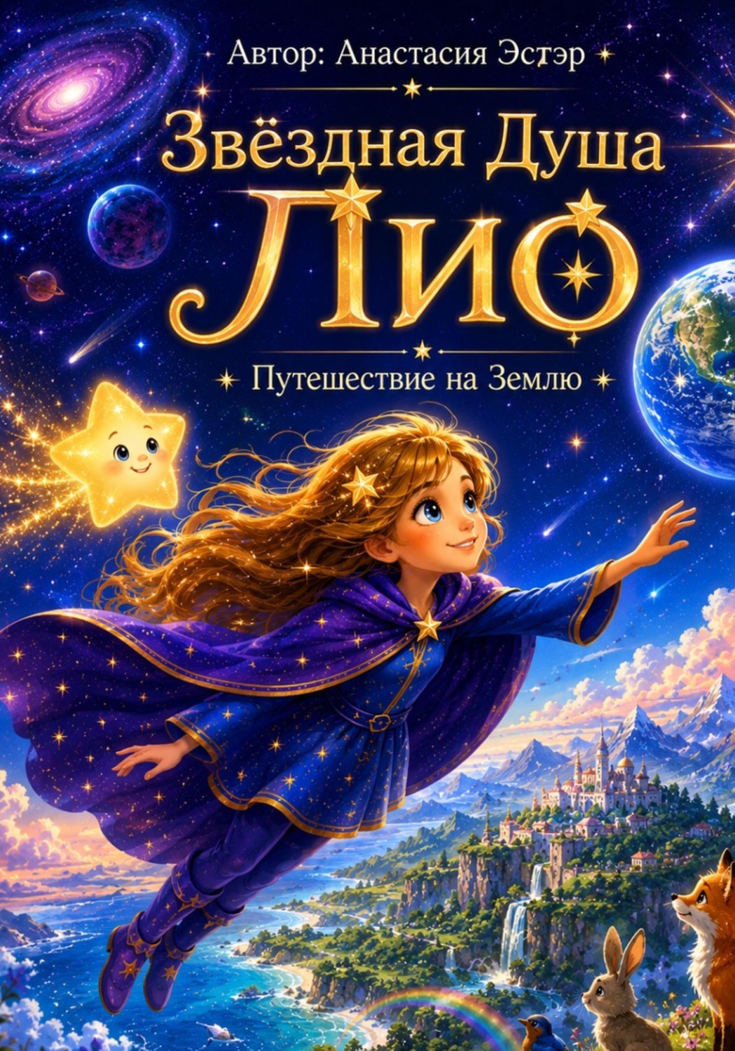 Обложка книги «Звёздная душа Лио. Путешествие на Землю»