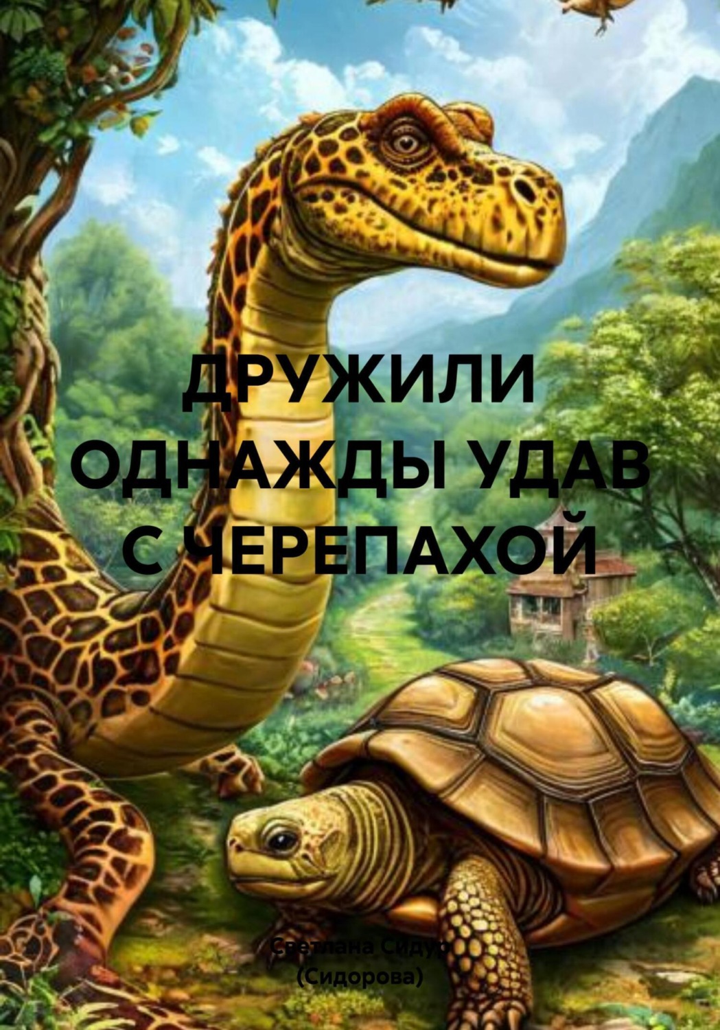 Обложка книги «Дружили однажды удав с черепахой»