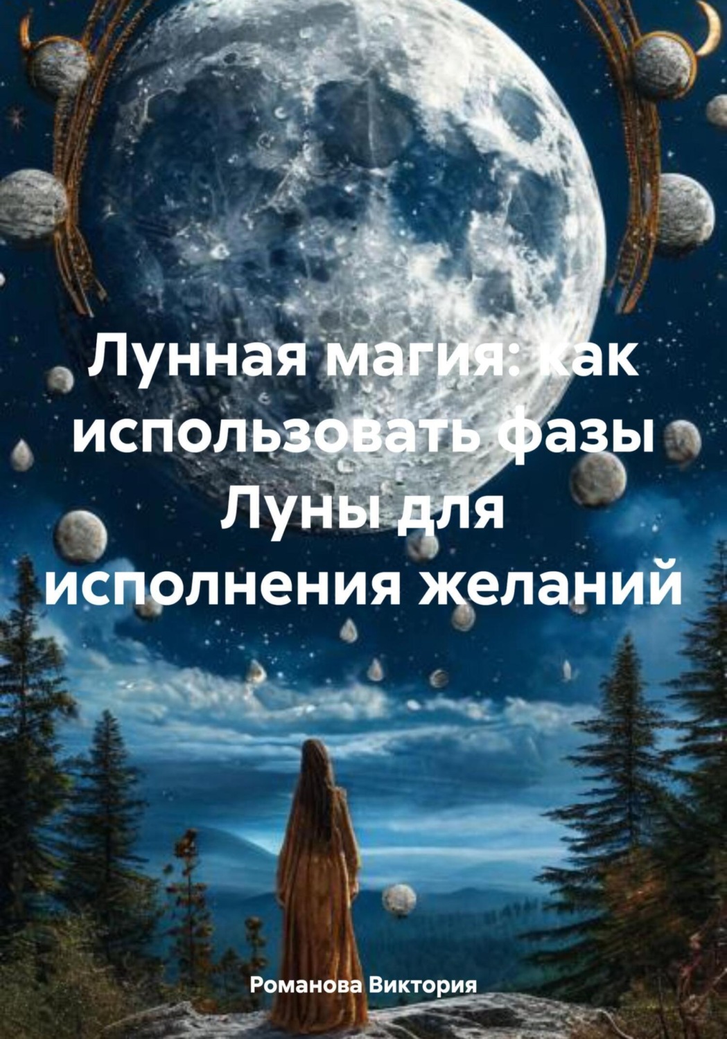 Обложка книги «Лунная магия: как использовать фазы Луны для исполнения желаний»
