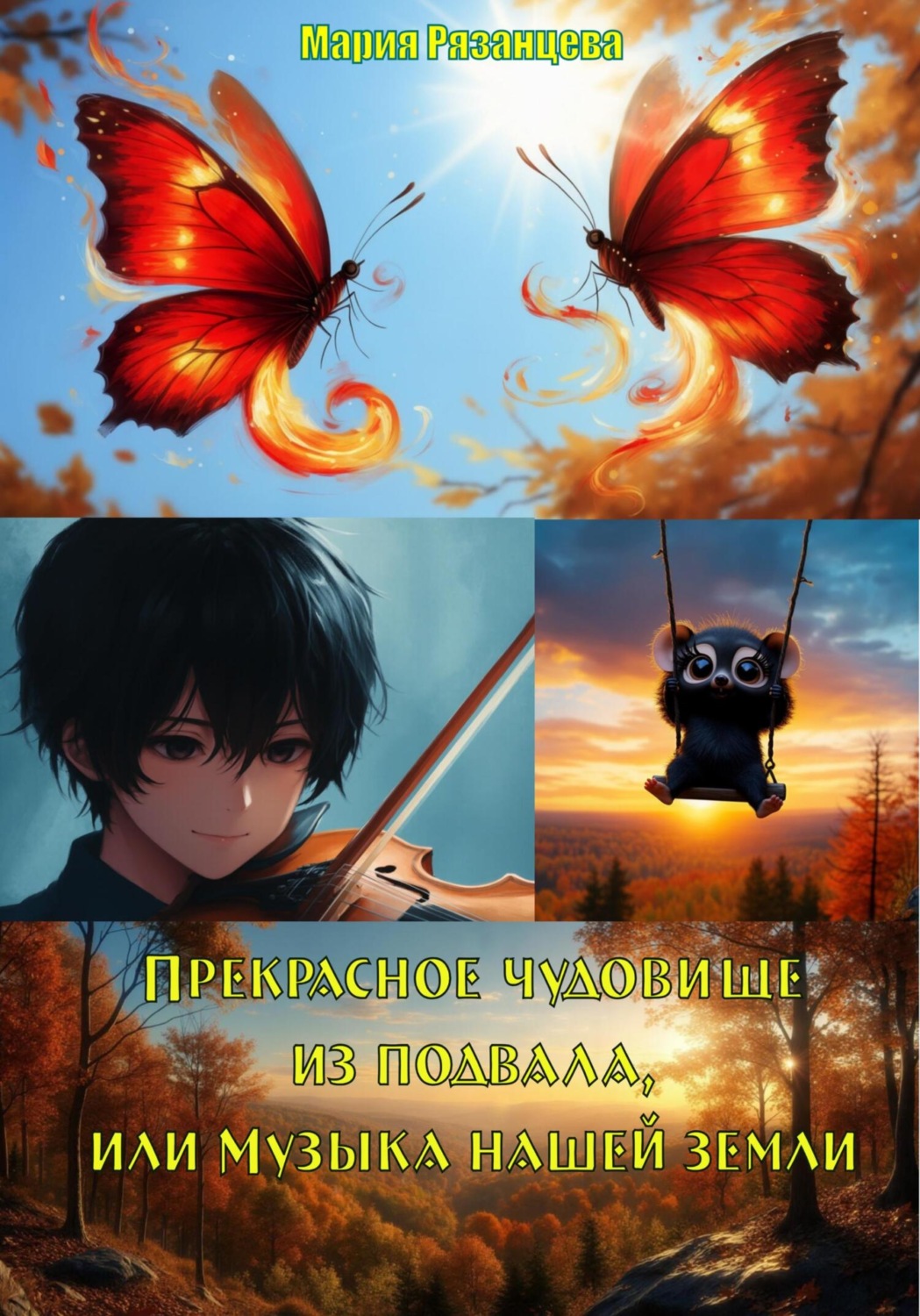 Обложка книги «Прекрасное чудовище из подвала, или Музыка нашей земли»