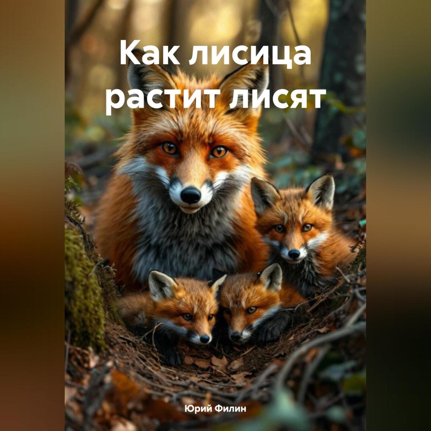 Обложка книги «Как лисица растит лисят»