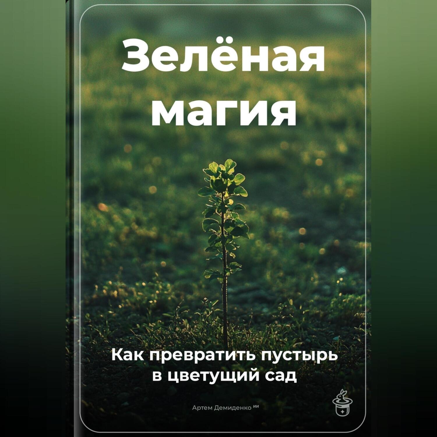 Обложка книги «Зелёная магия: Как превратить пустырь в цветущий сад»
