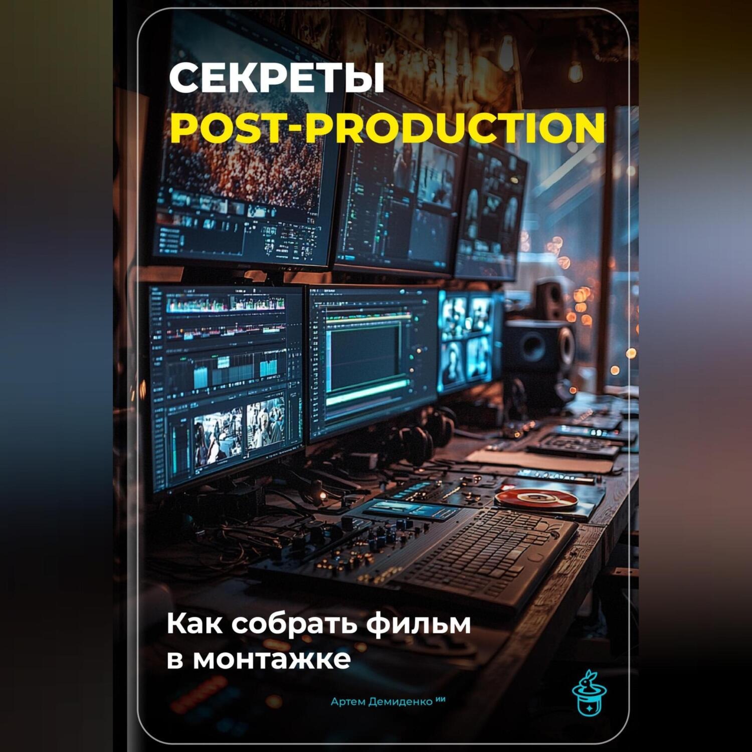 Обложка книги «Секреты post-production: Как собрать фильм в монтажке»