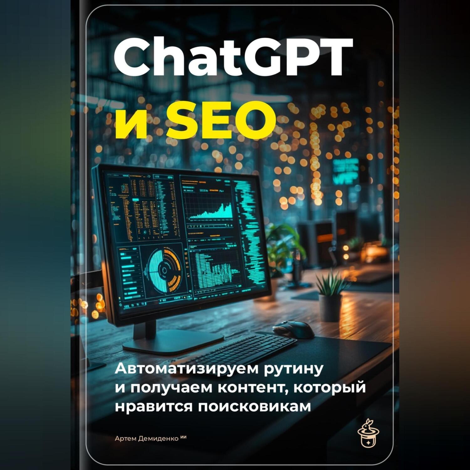 Обложка книги «ChatGPT и SEO: автоматизируем рутину и получаем контент, который нравится поисковикам»