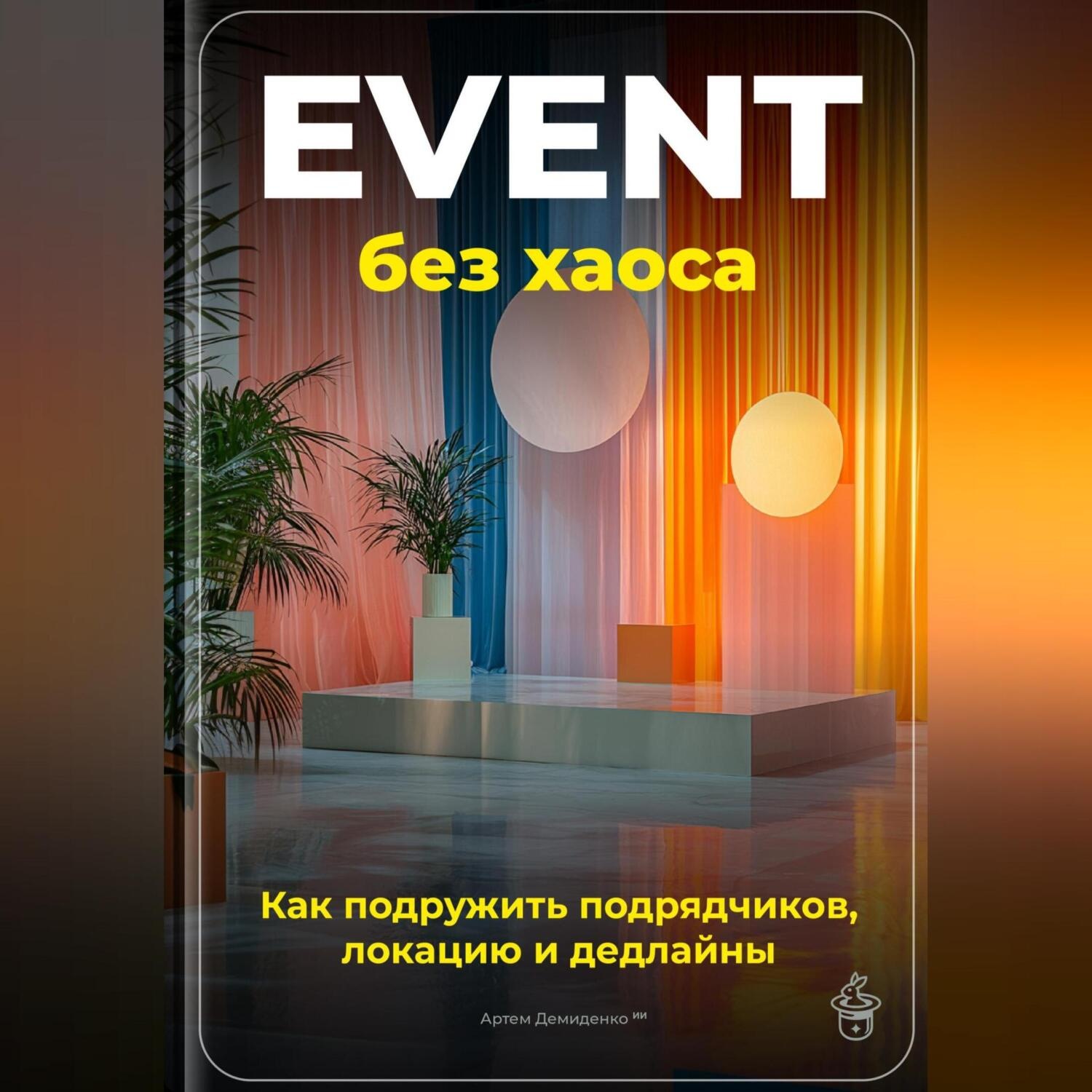 Обложка книги «Event без хаоса: Как подружить подрядчиков, локацию и дедлайны»