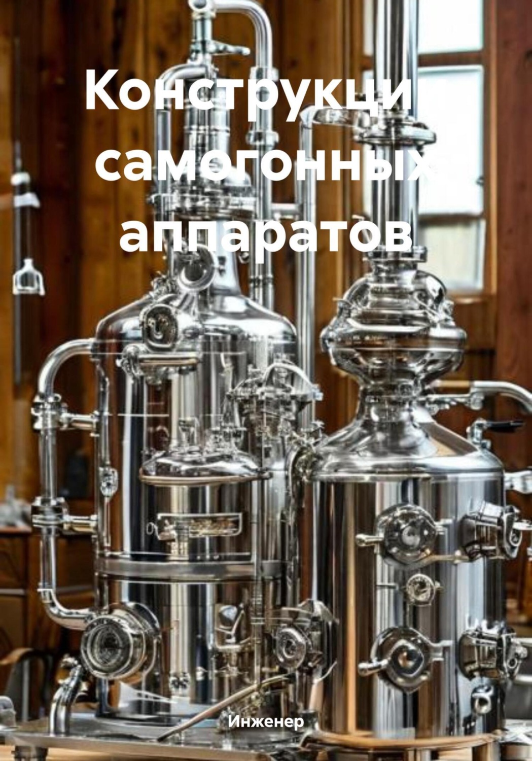 Обложка книги «Конструкции самогонных аппаратов»