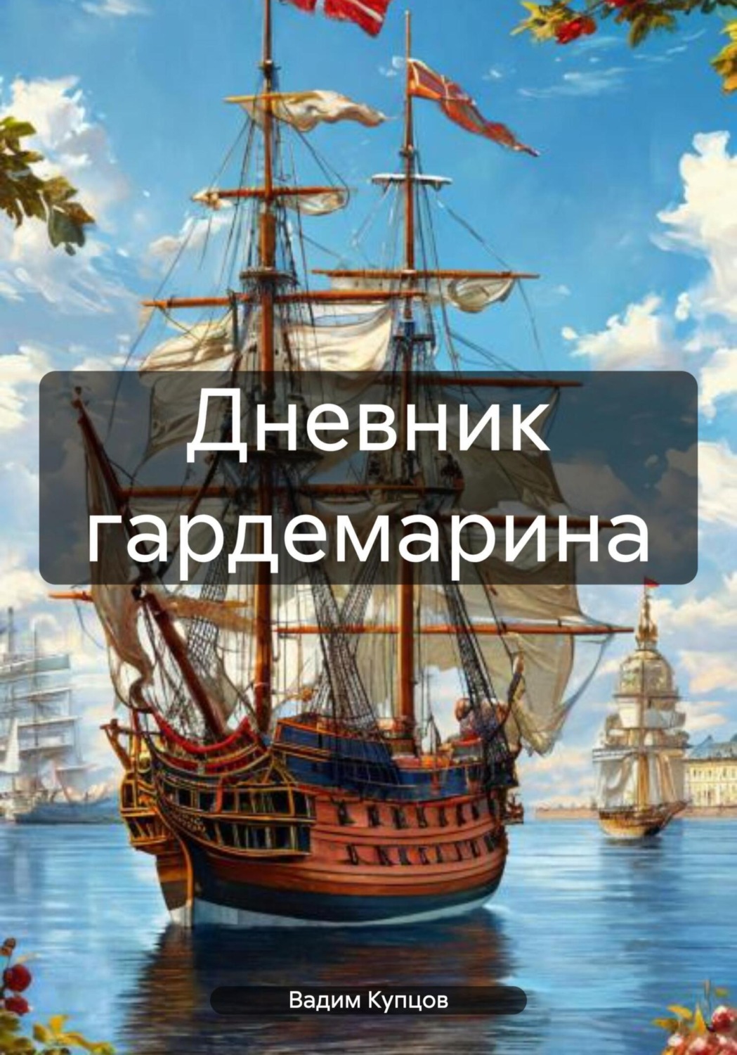 Обложка книги «Дневник гардемарина. 1725»