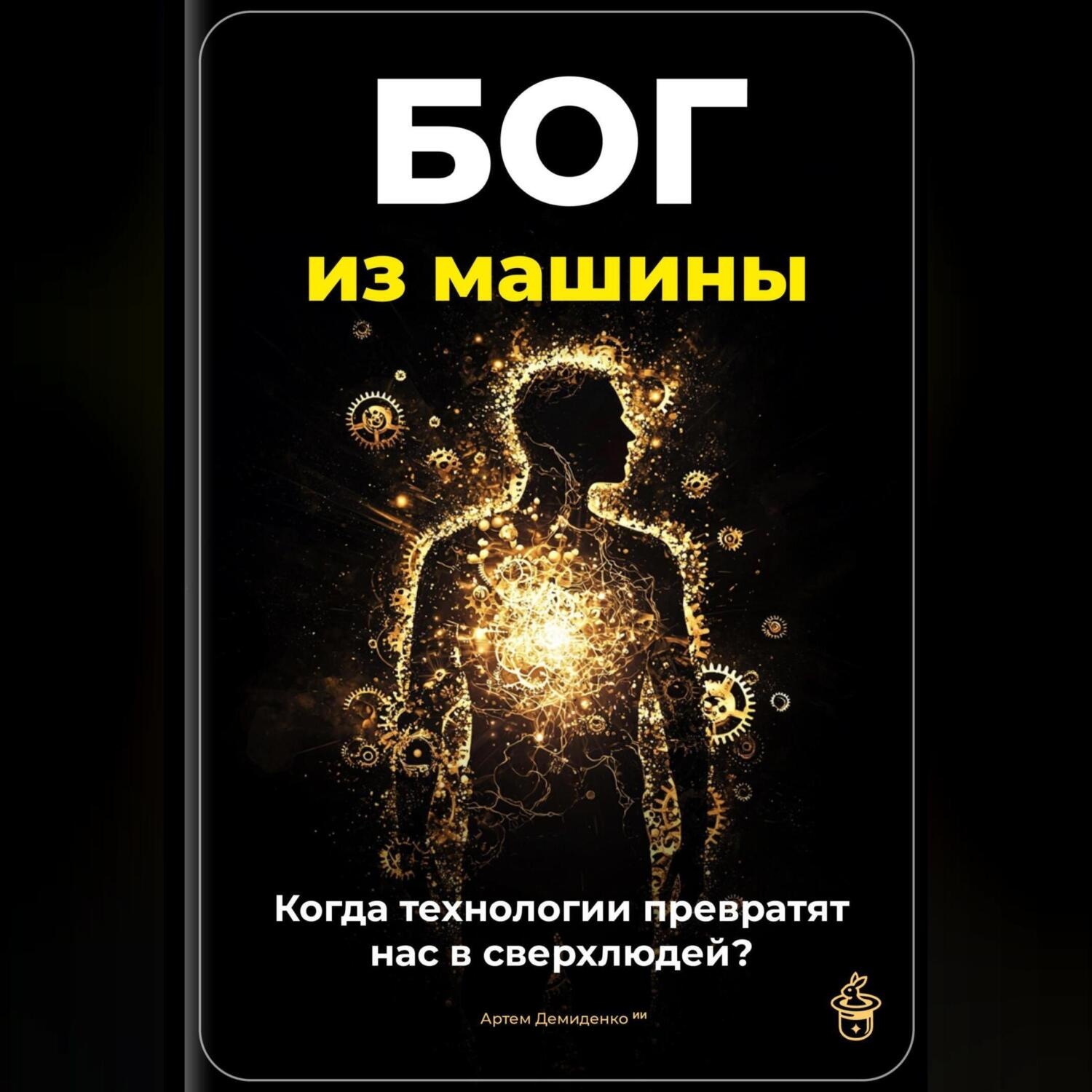 Обложка книги «Бог из машины: Когда технологии превратят нас в сверхлюдей?»