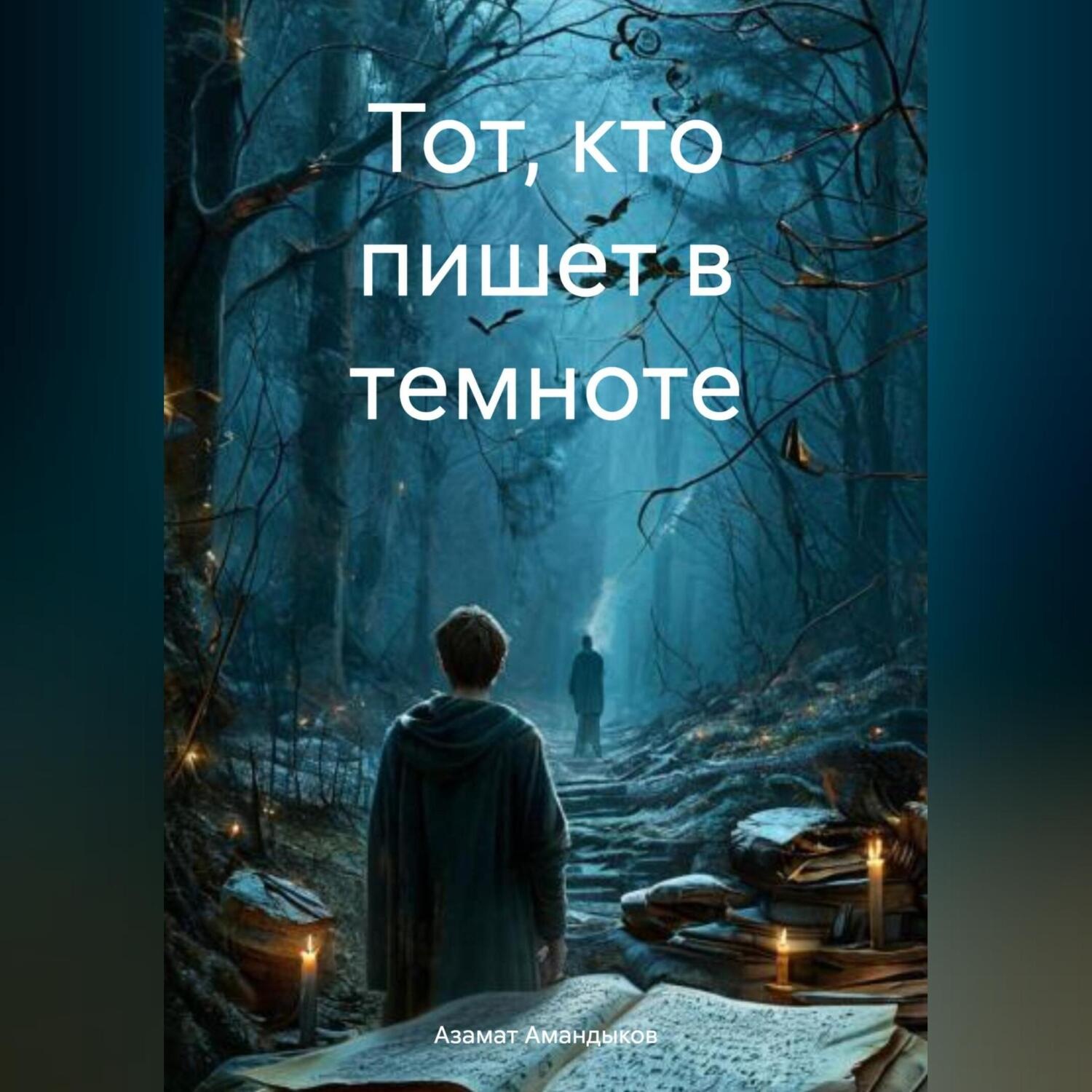 Обложка книги «Тот, кто пишет в темноте»