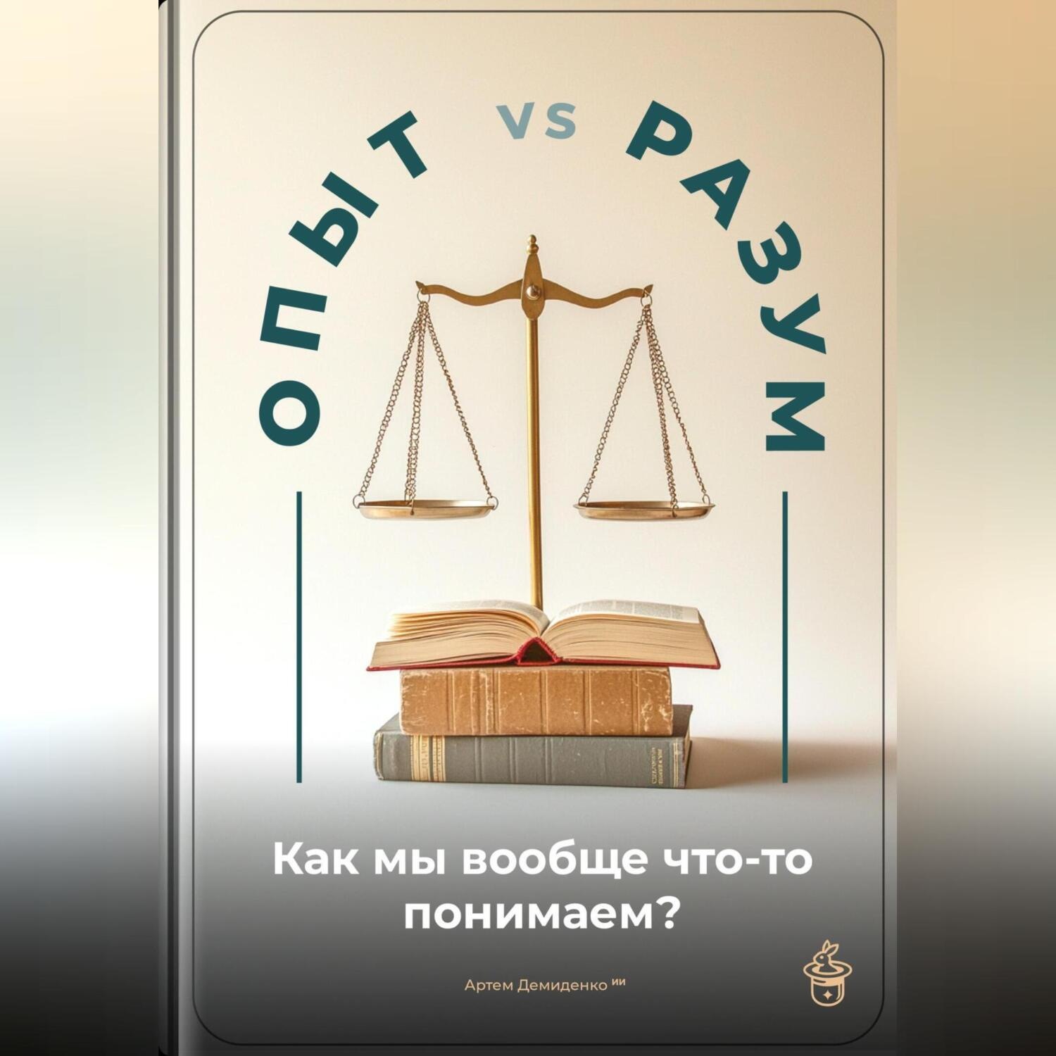 Обложка книги «Опыт vs. Разум: Как мы вообще что-то понимаем?»