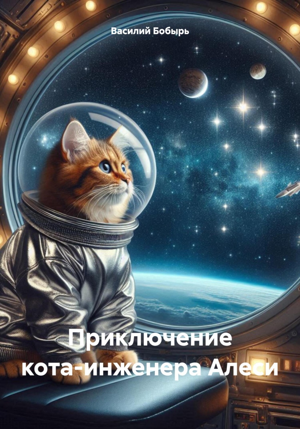 Обложка книги «Приключение кота-инженера Алеси»