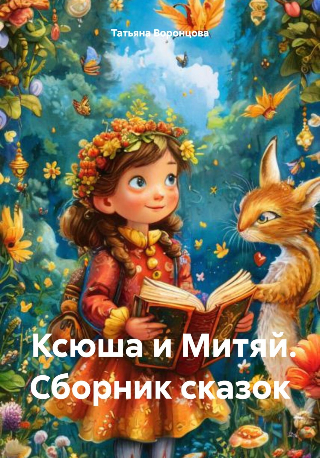 Обложка книги «Ксюша и Митяй. Сборник сказок»