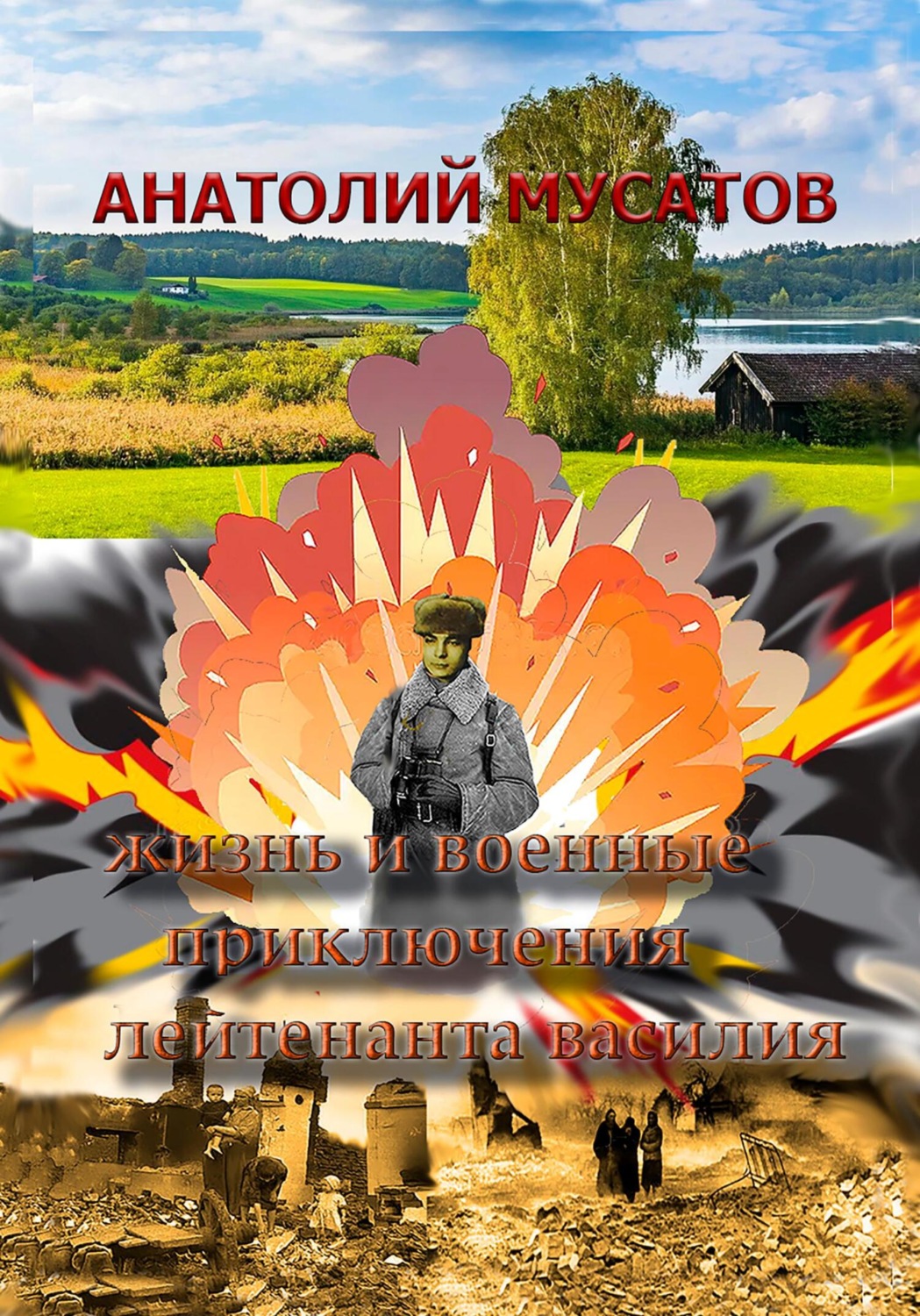 Обложка книги «Жизнь и военные приключения лейтенанта Василия»