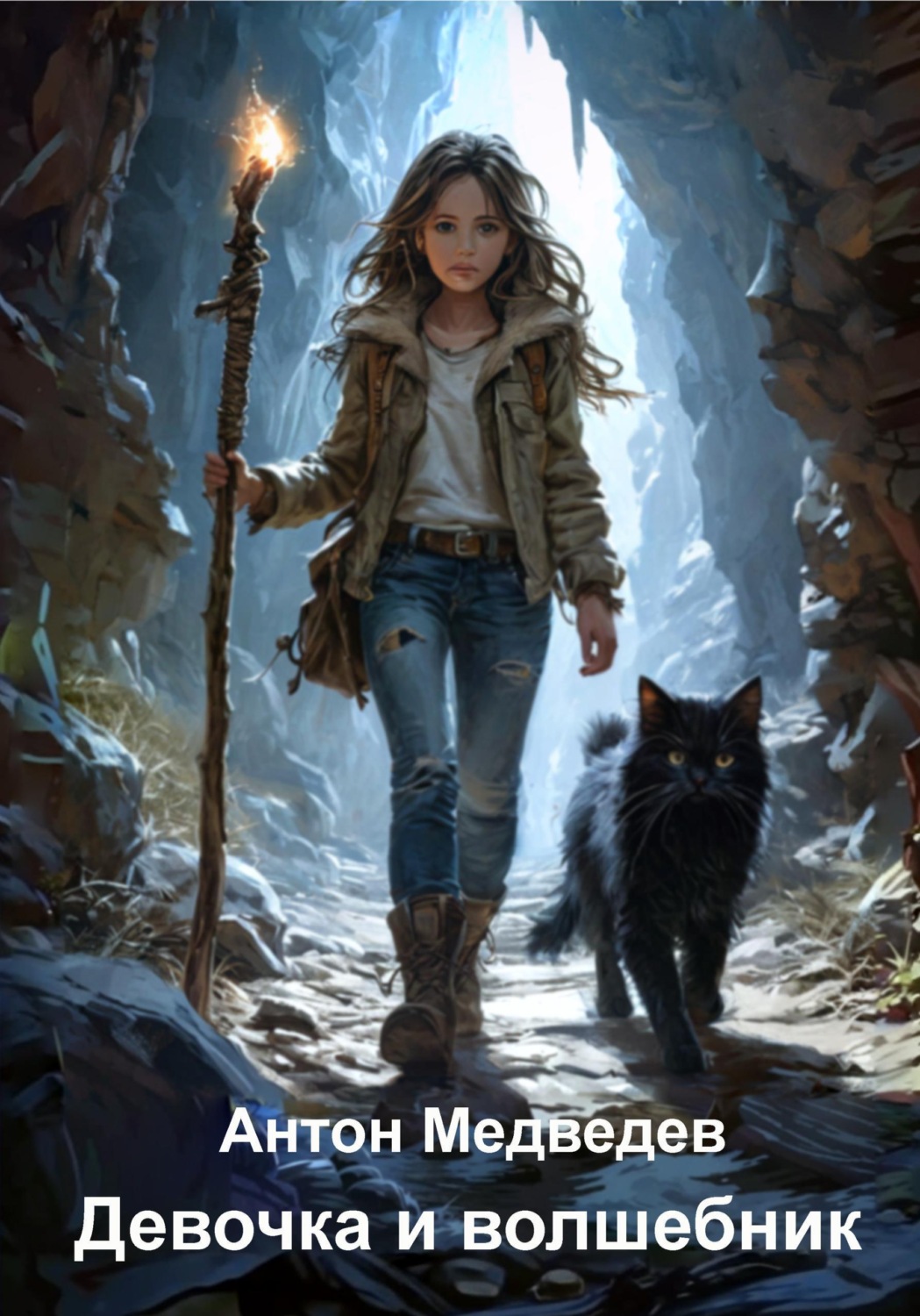 Обложка книги «Девочка и волшебник»